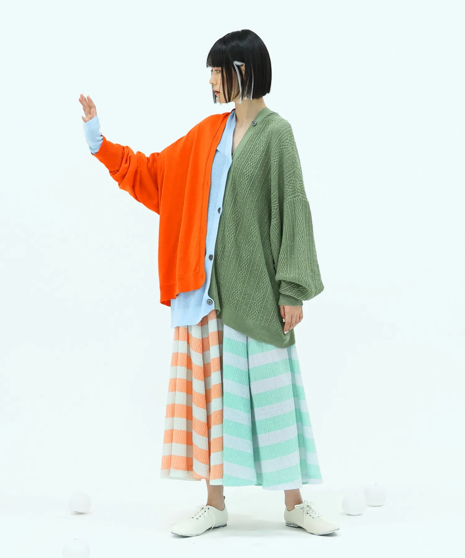 3piece knit cardigan