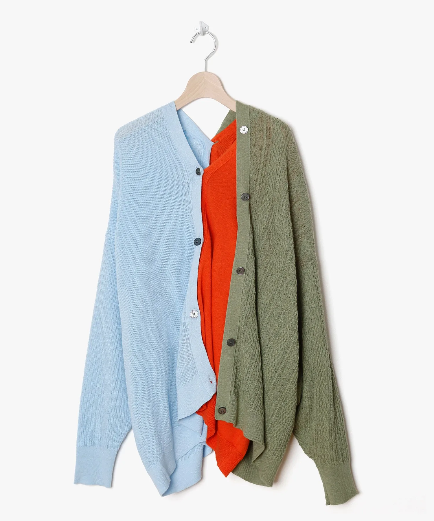 3piece knit cardigan