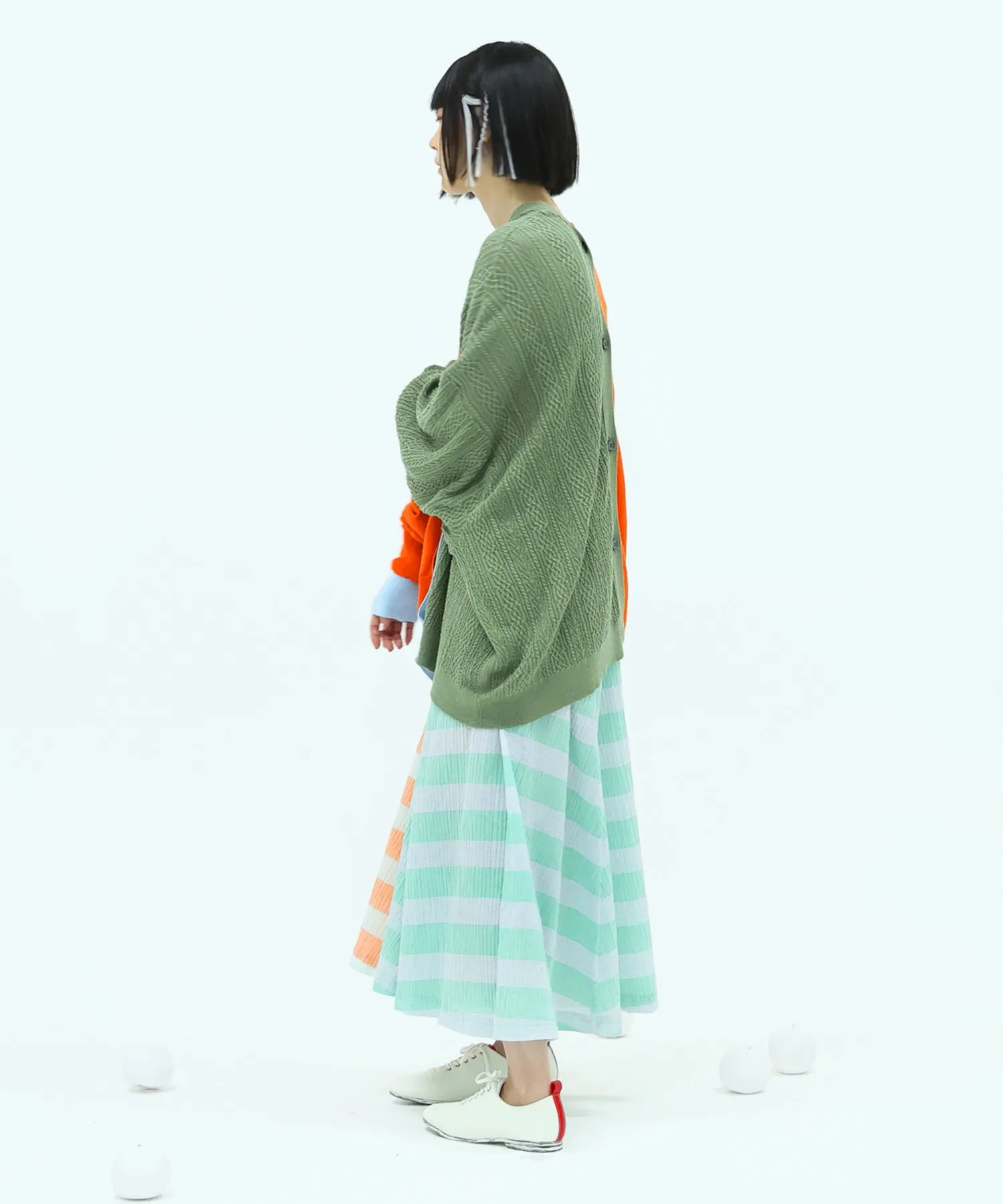 3piece knit cardigan