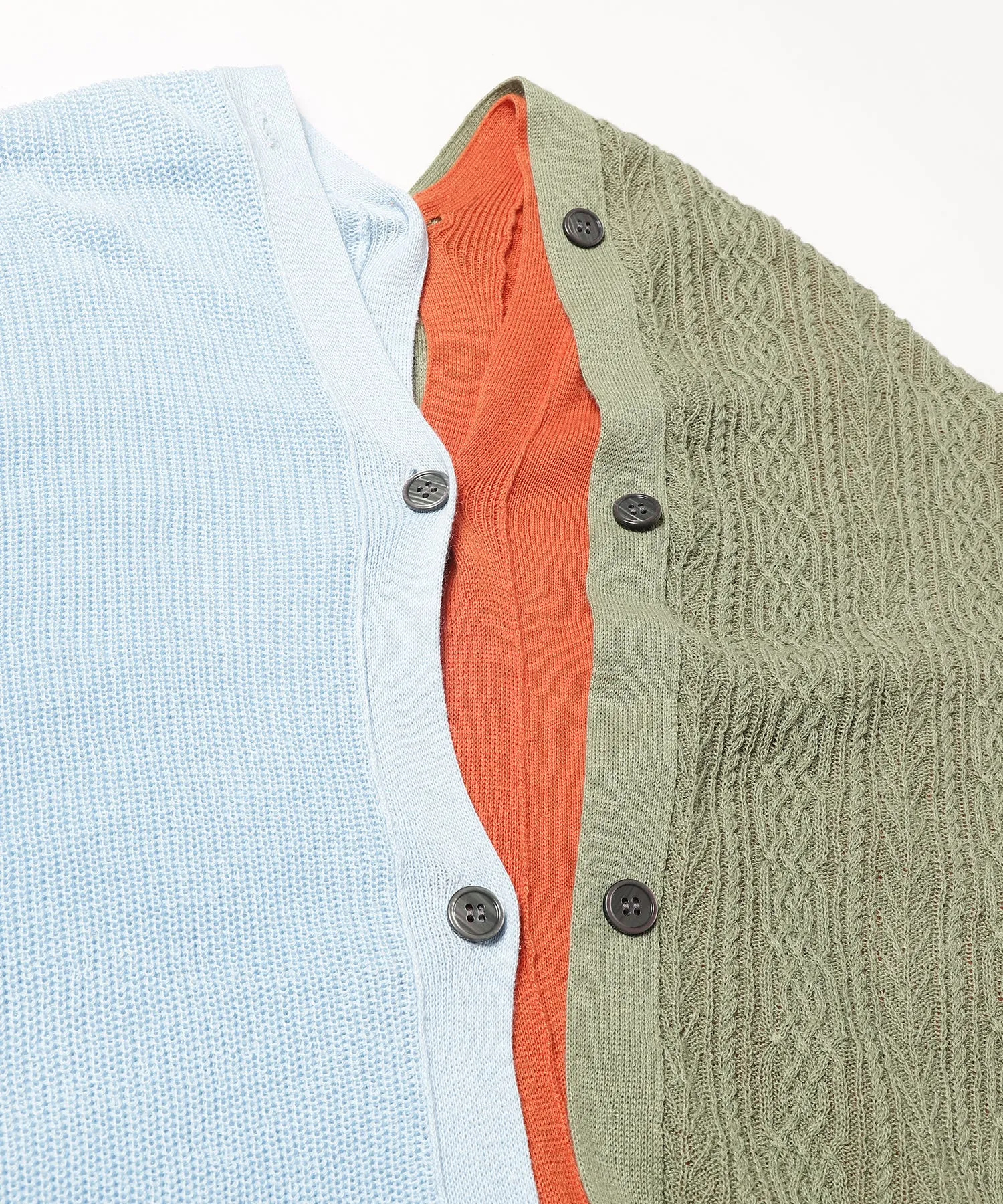 3piece knit cardigan