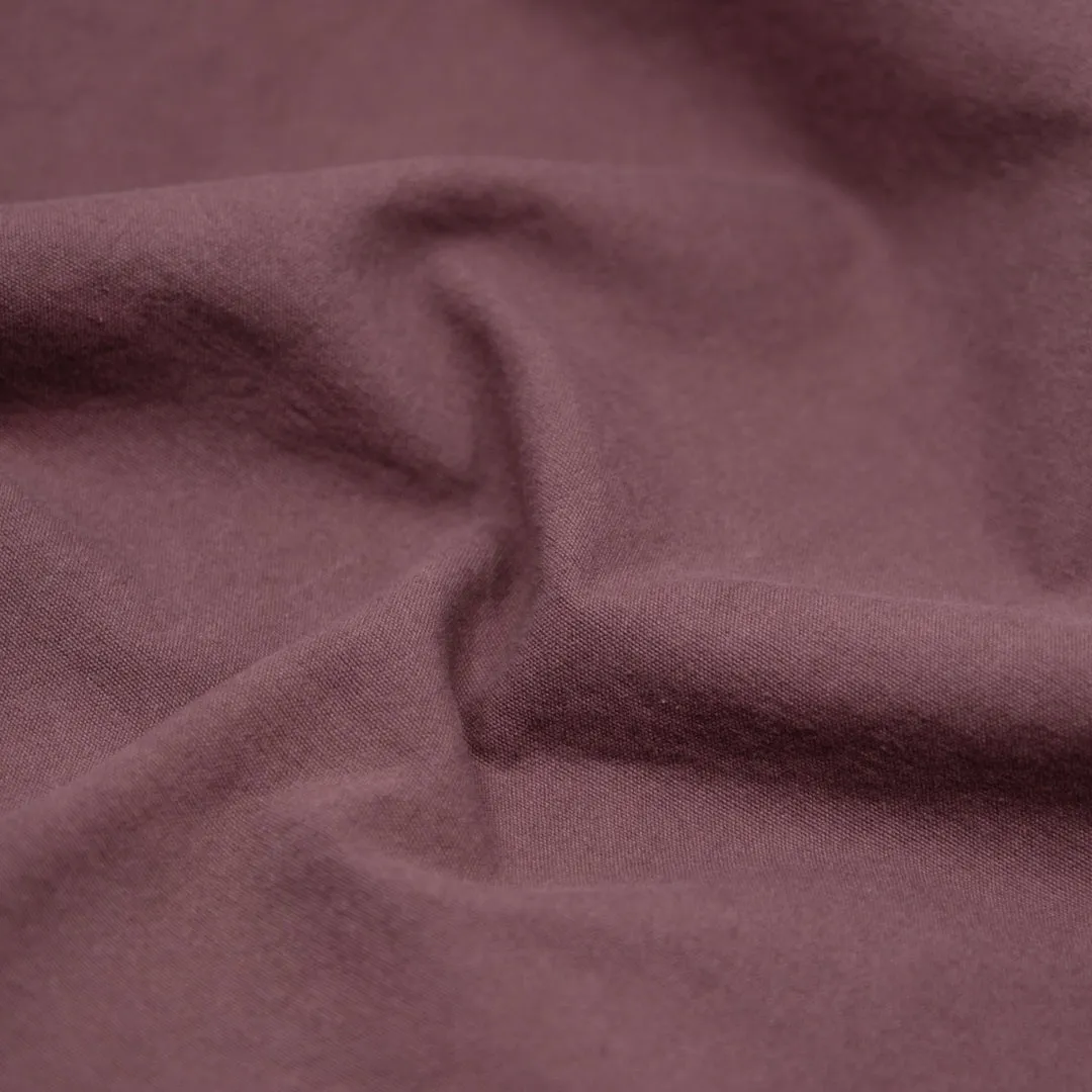 7oz Softened Organic Cotton - Dusty Mauve