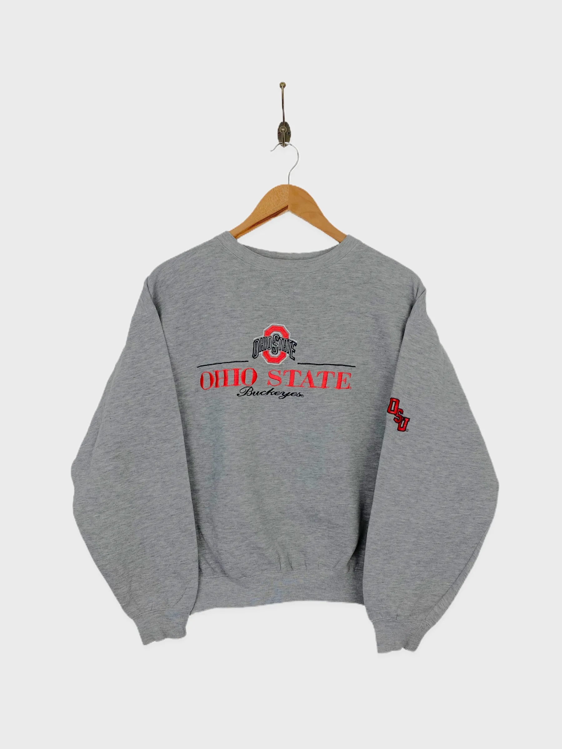 90's Ohio State Buckeyes Embroidered Vintage Sweatshirt Size 8
