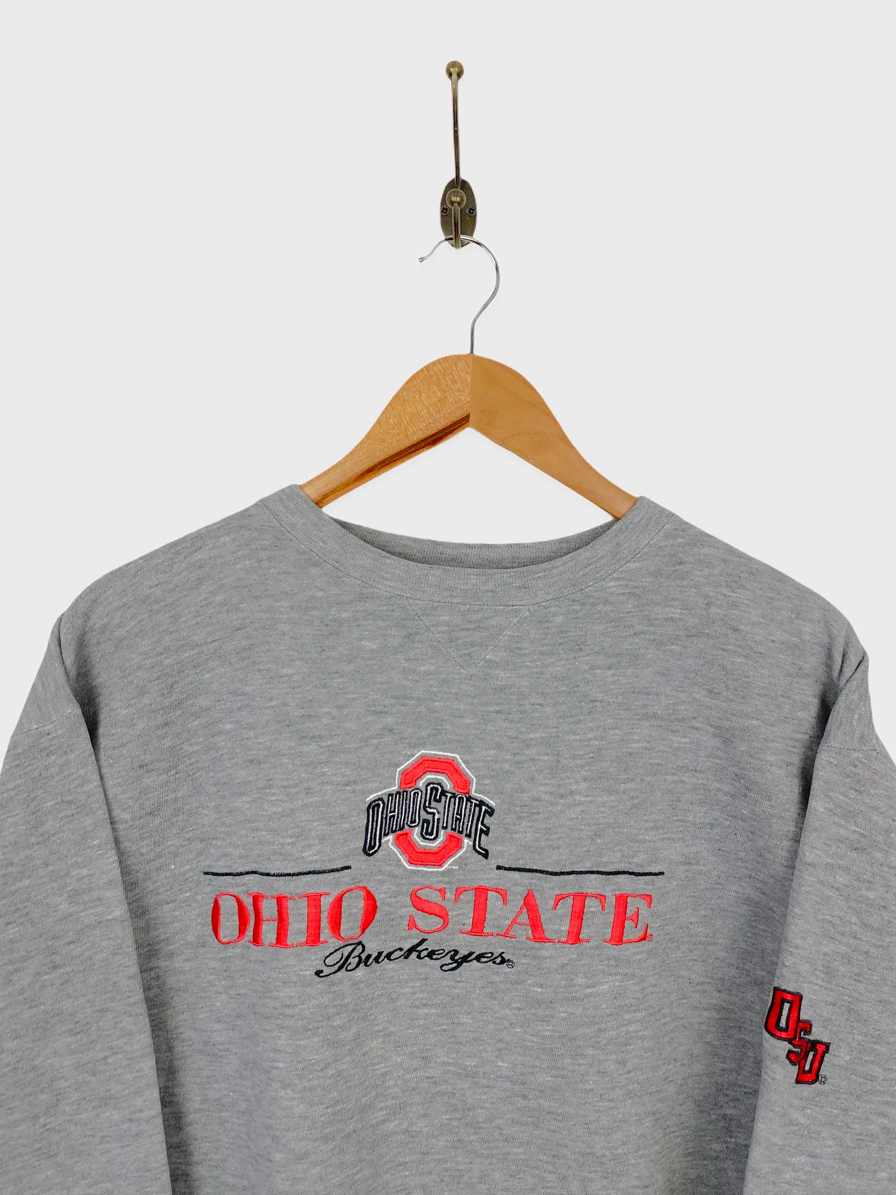 90's Ohio State Buckeyes Embroidered Vintage Sweatshirt Size 8