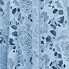 Aliyah Lace Butterfly Sleeve Midi Dress - Powder Blue