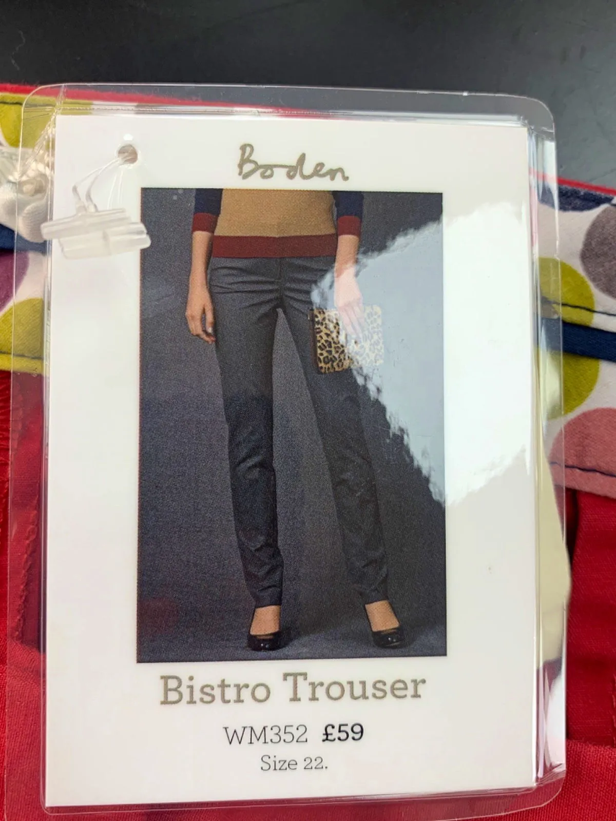 Boden Red Bistro Trouser Size 22L