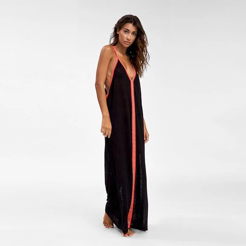 Bohemian Blouse Dress Beach Skirt