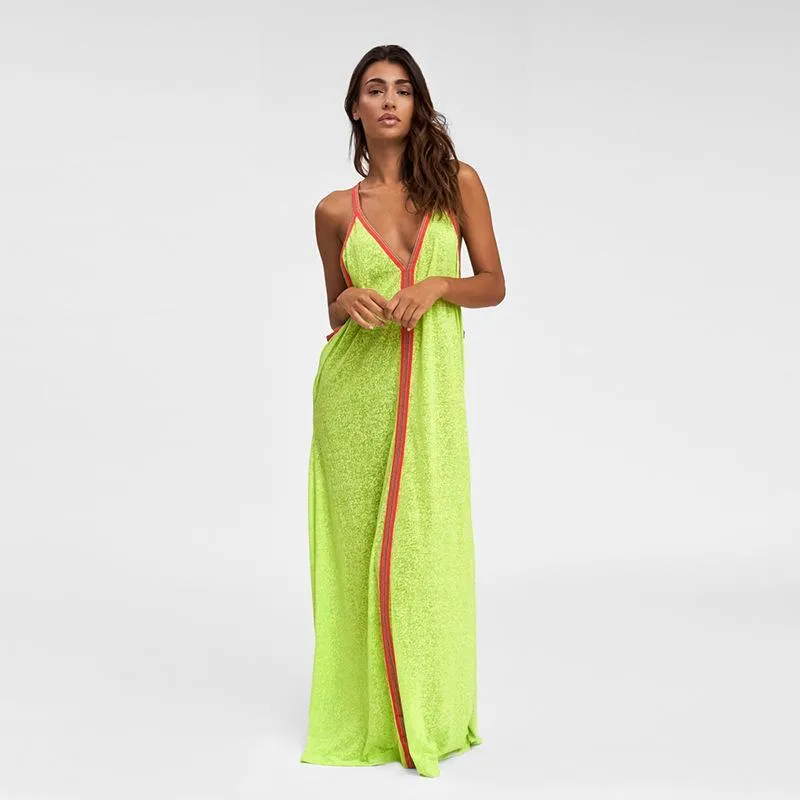 Bohemian Blouse Dress Beach Skirt