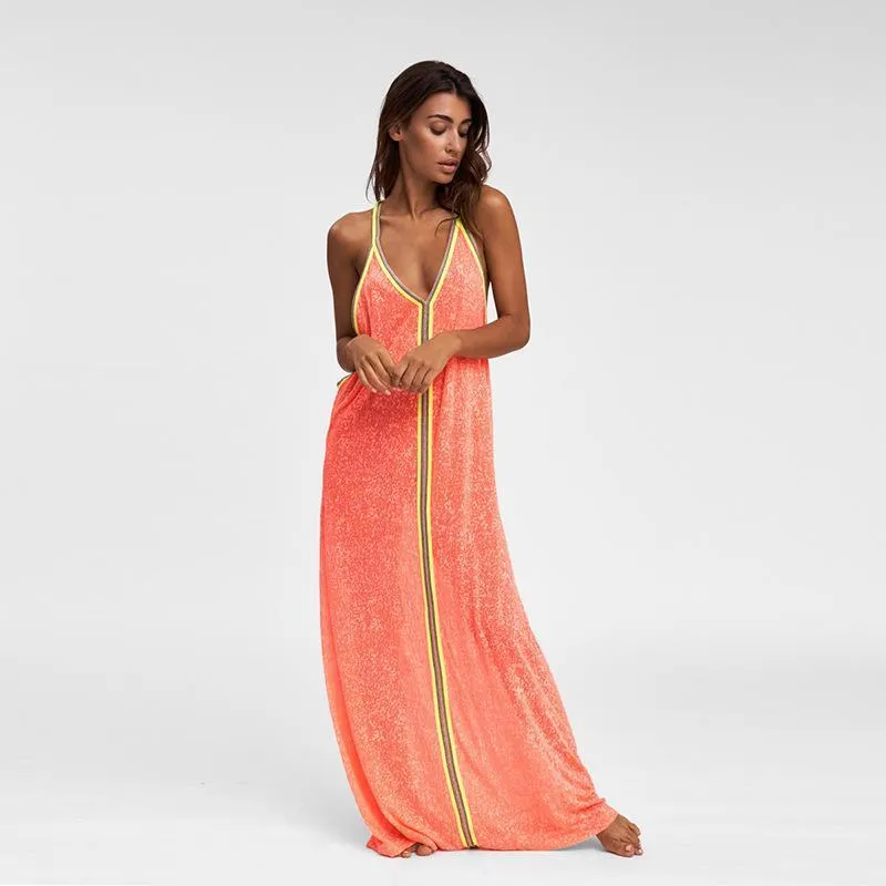 Bohemian Blouse Dress Beach Skirt