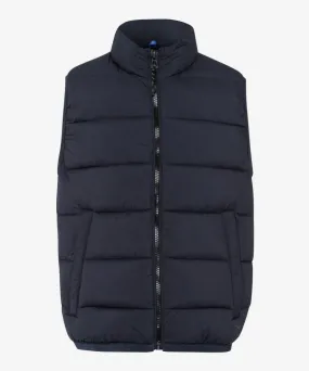 Brax Dante Zero Down Quilted Vest - Navy