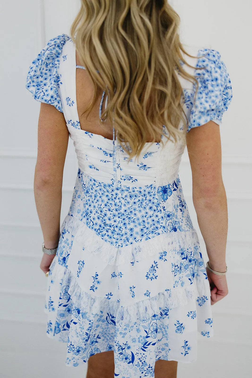 Brenna Mini Dress - Blue