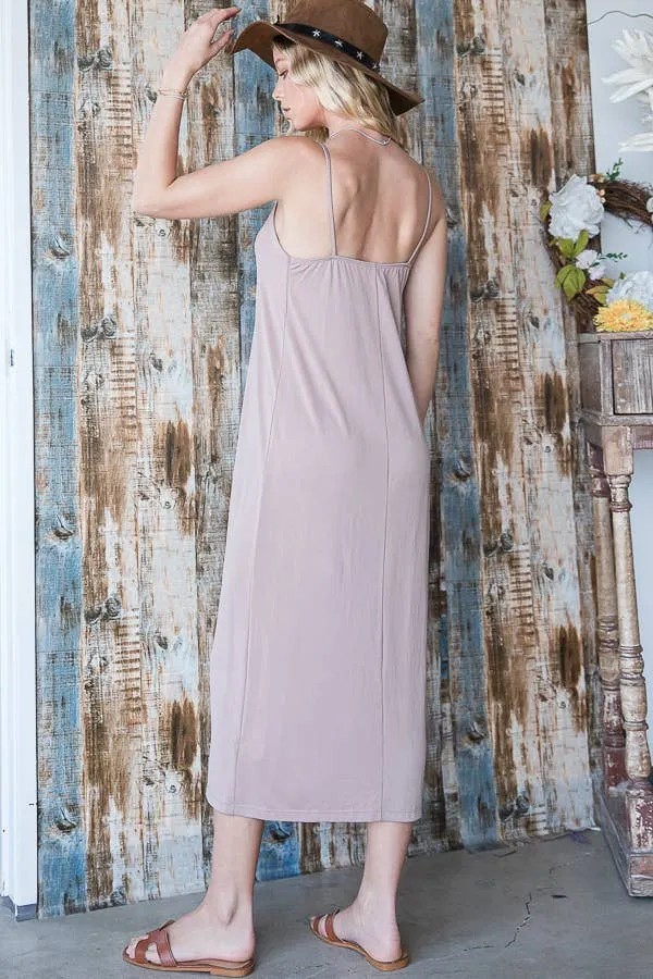 Bucketlist Knit Slip Dress