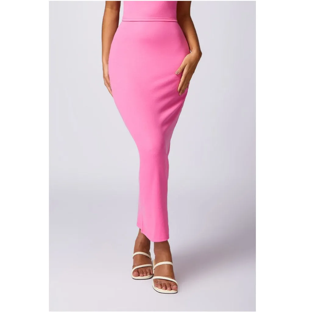 Casual Long, High-waisted, Hip-hugging Maxi Skirt