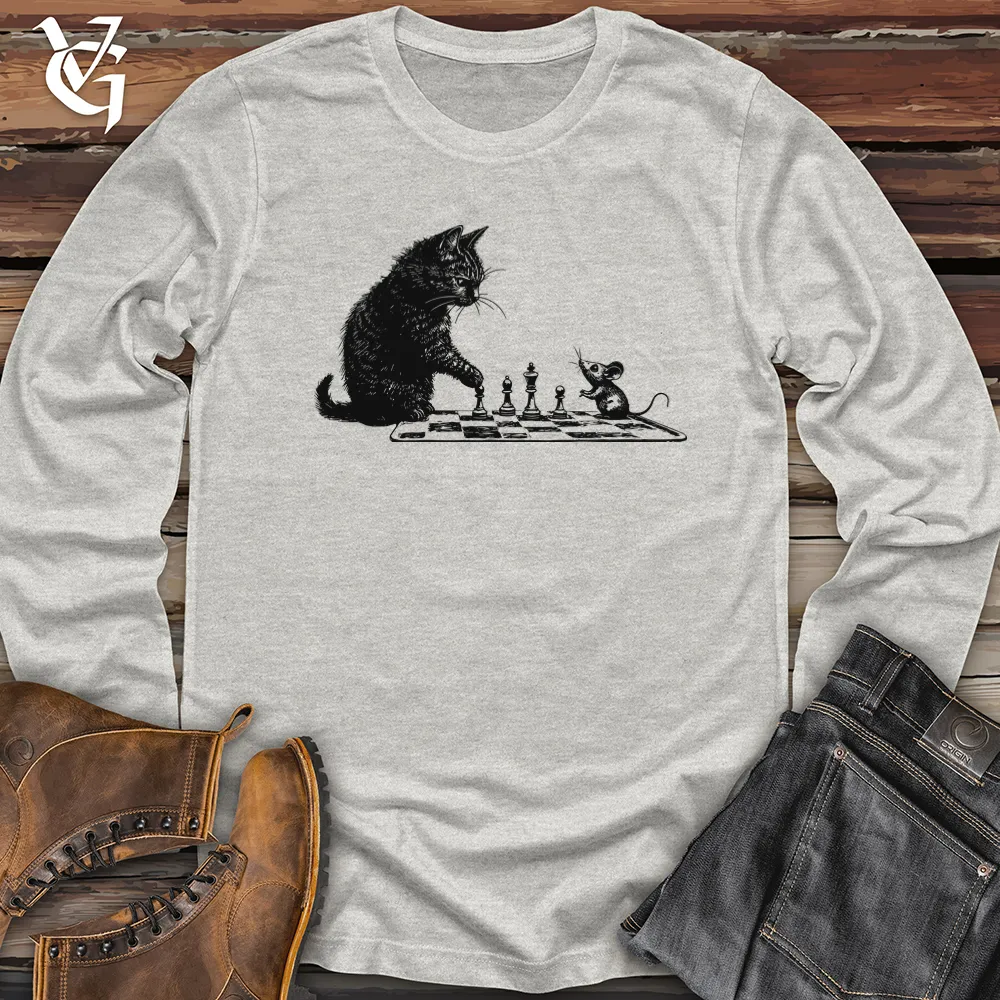 Cat and Mouse Chess Long Sleeve