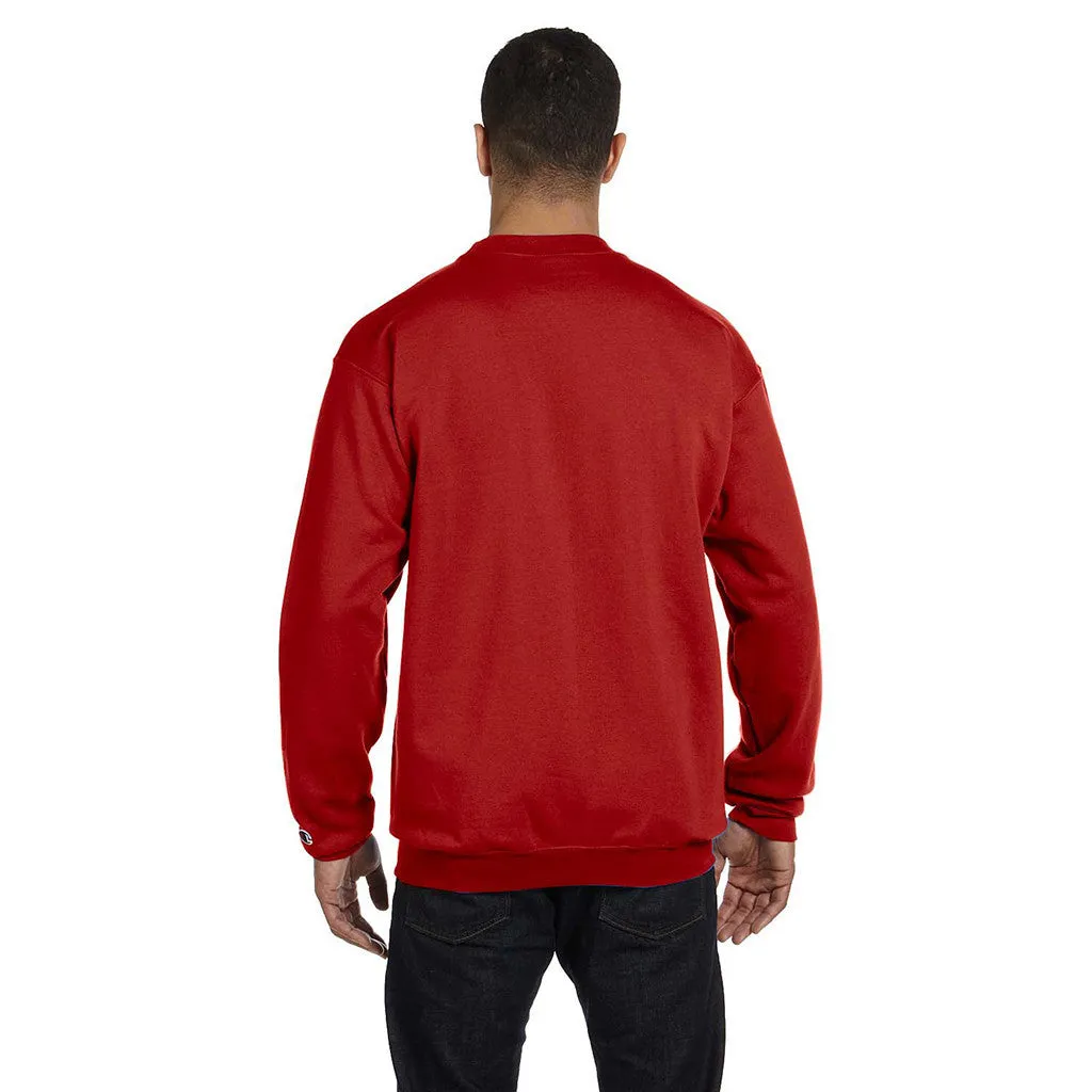 Champion Men's Scarlet Red Crewneck Sweatshirt