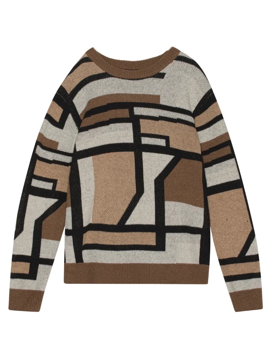CLEAN CUT COPENHAGEN  PRINT CREWNECK