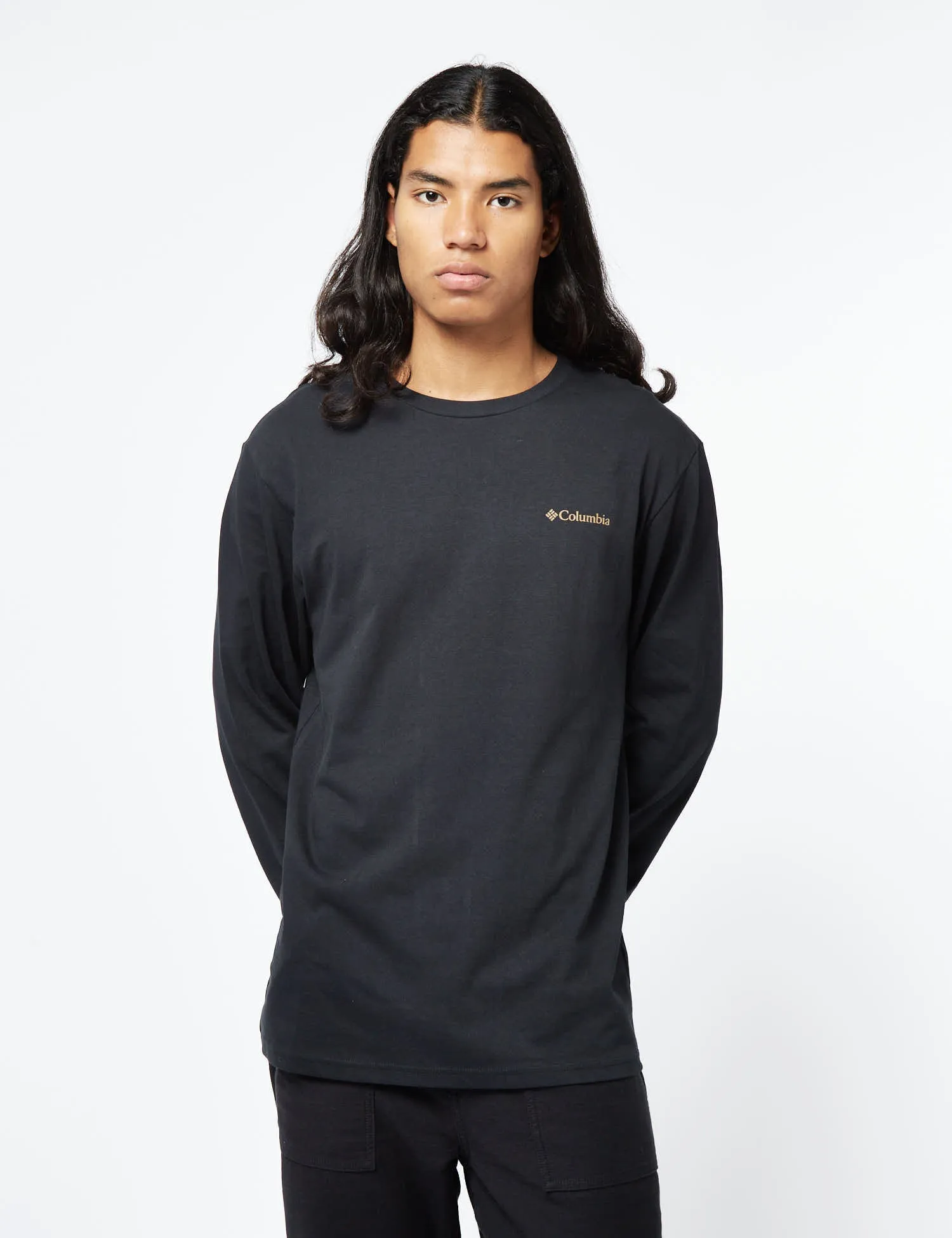 Columbia Explorers Canyon Long Sleeve T-Shirt - Black