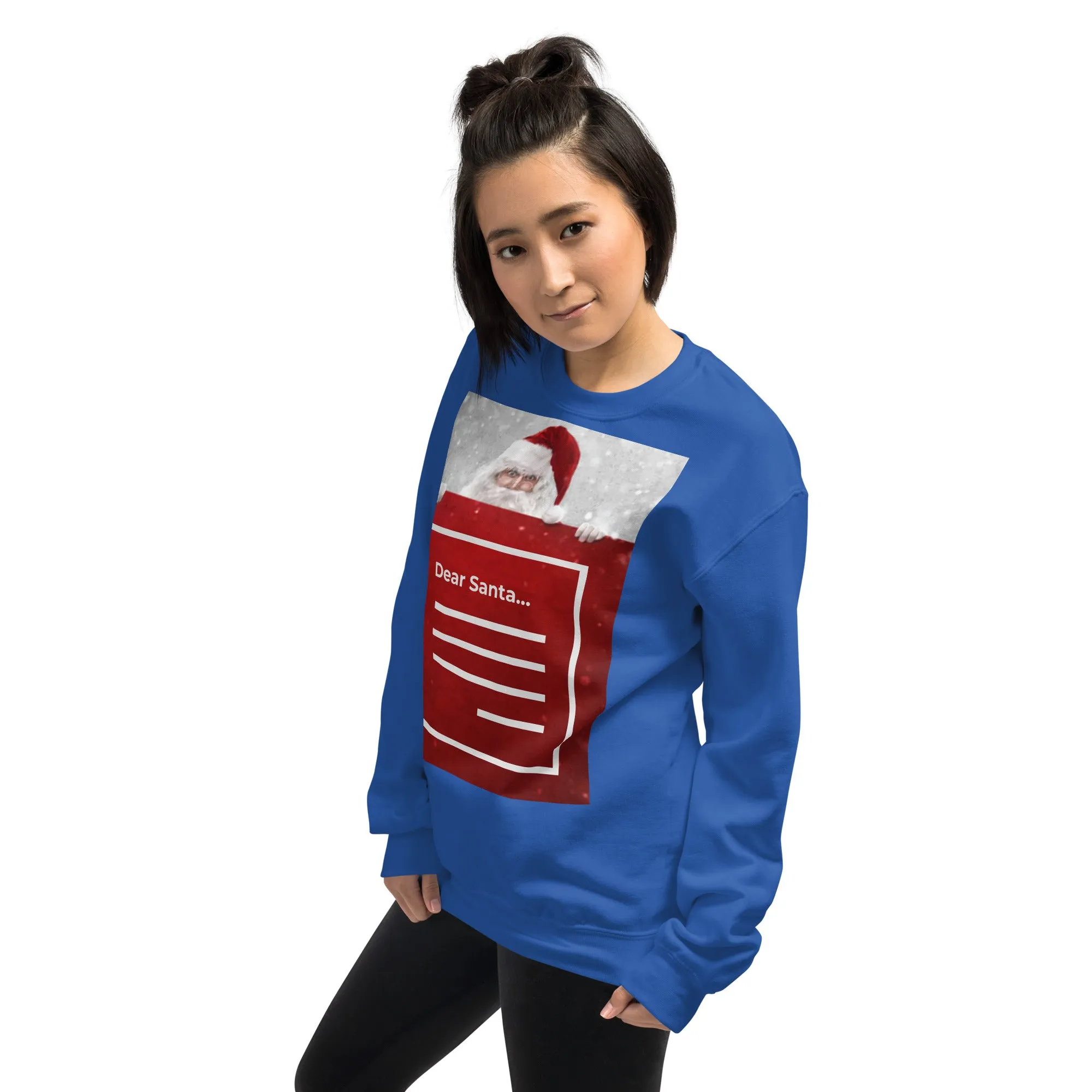 Dear Santa Christmas Sweatshirt (Glamourange Christmas Sweatshirt Womens)