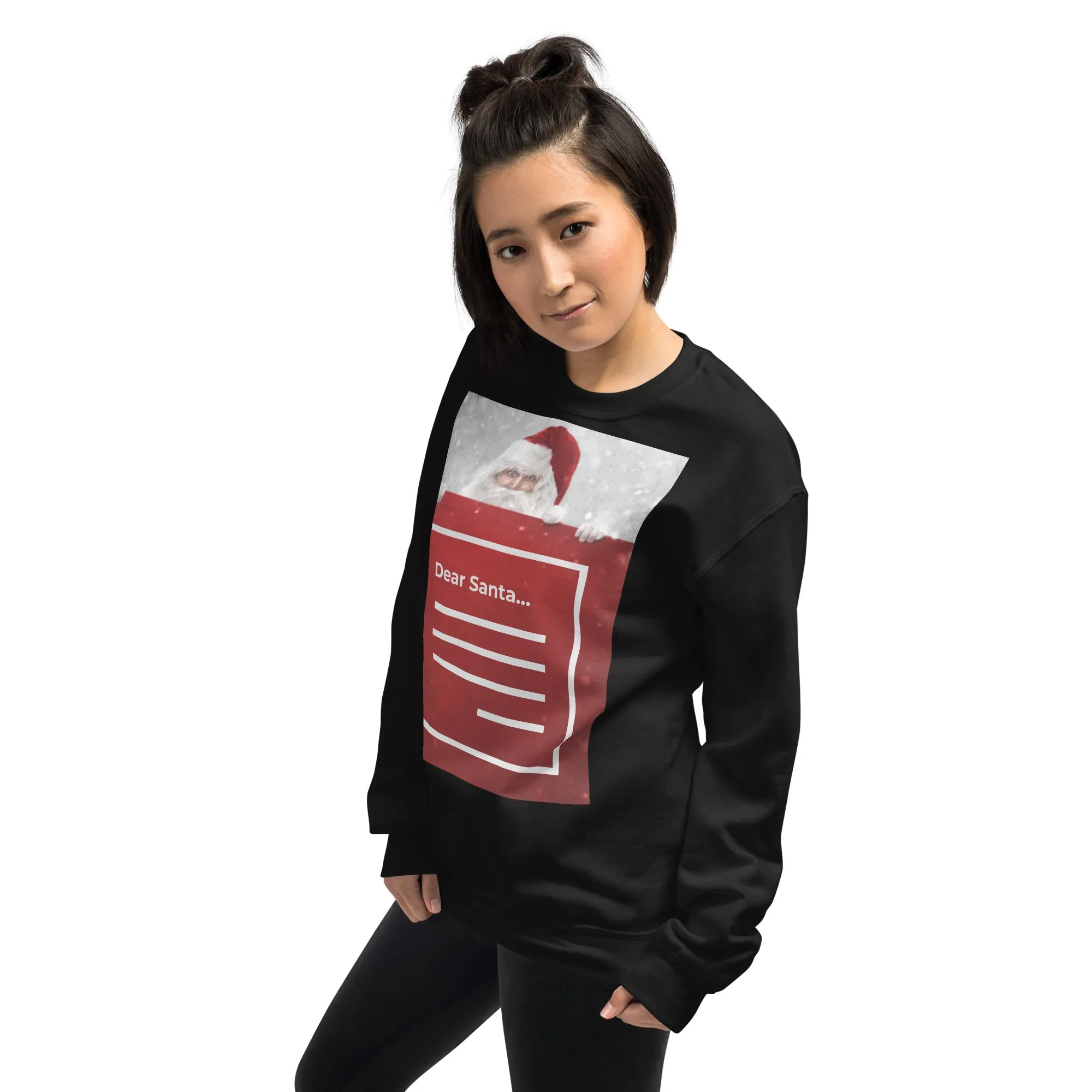 Dear Santa Christmas Sweatshirt (Glamourange Christmas Sweatshirt Womens)