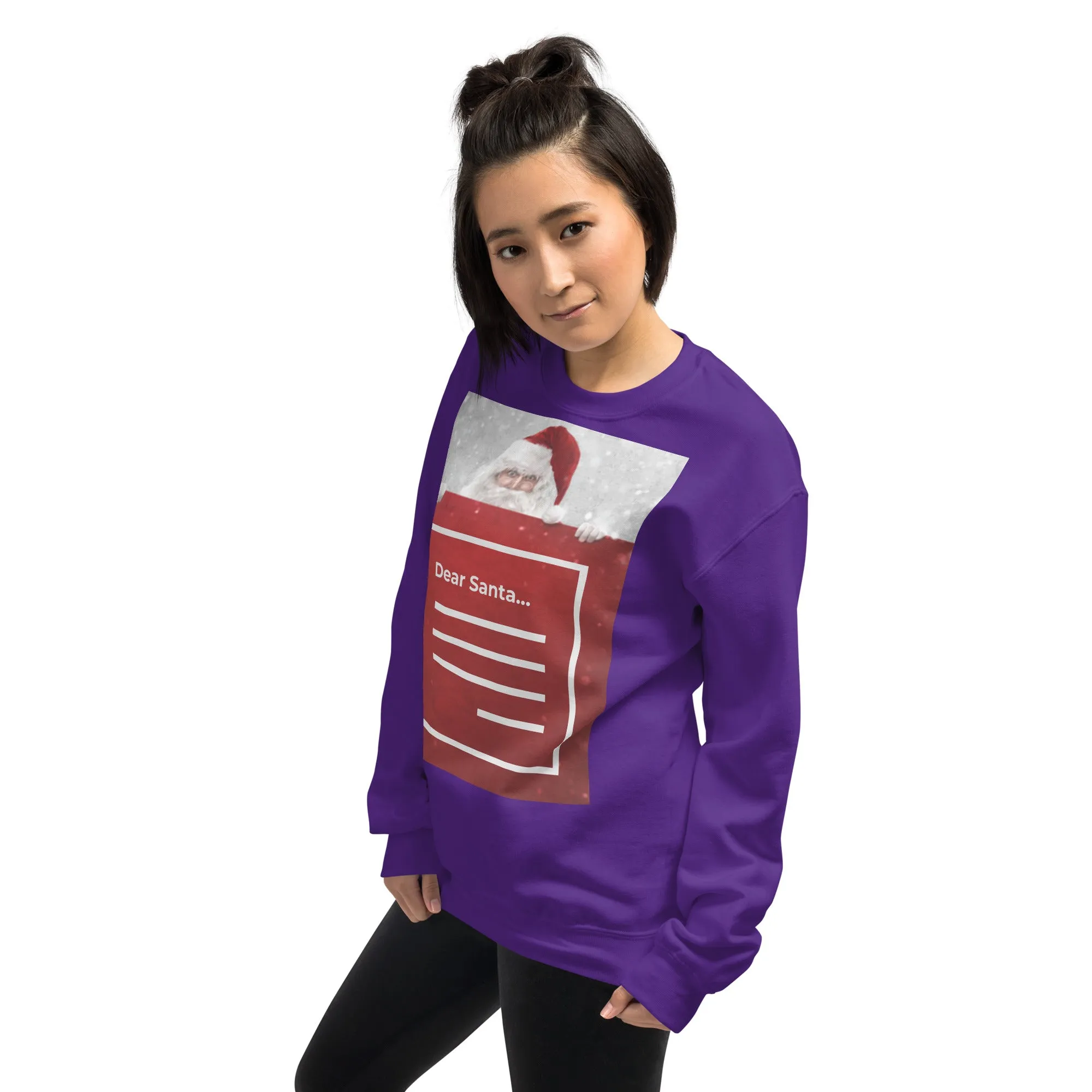 Dear Santa Christmas Sweatshirt (Glamourange Christmas Sweatshirt Womens)