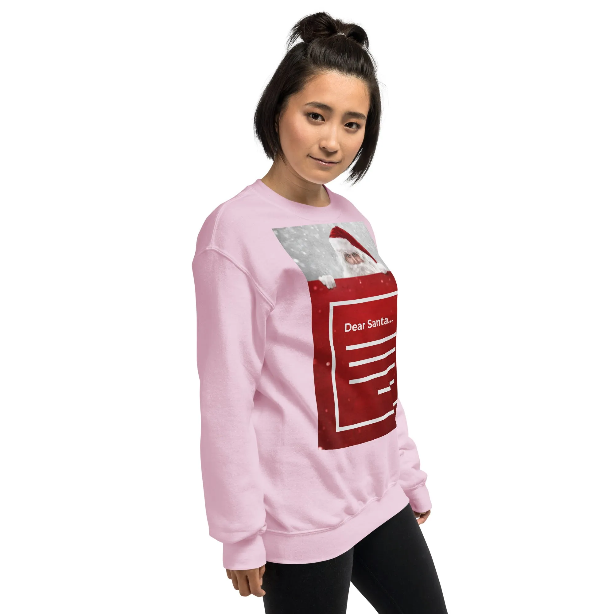 Dear Santa Christmas Sweatshirt (Glamourange Christmas Sweatshirt Womens)