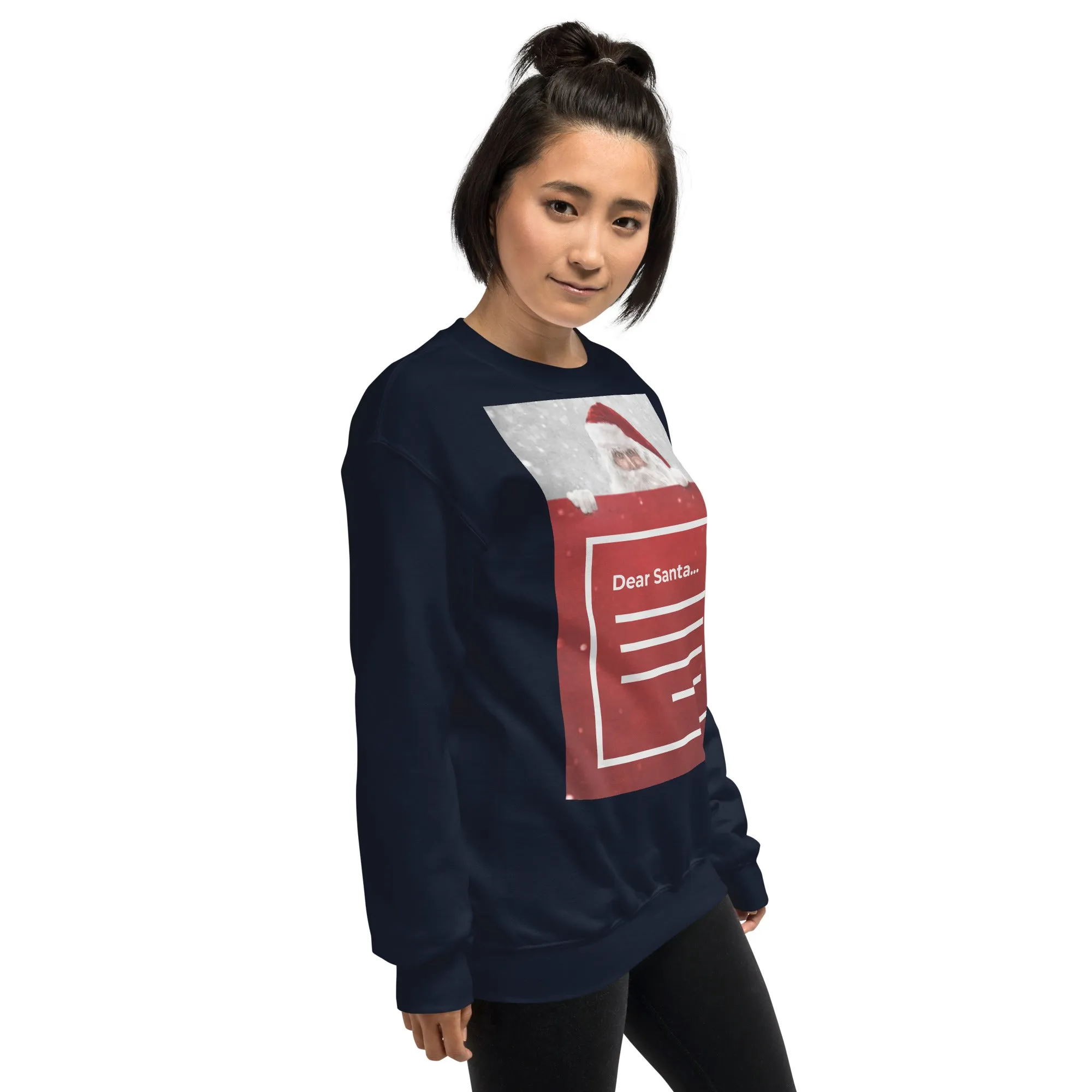 Dear Santa Christmas Sweatshirt (Glamourange Christmas Sweatshirt Womens)
