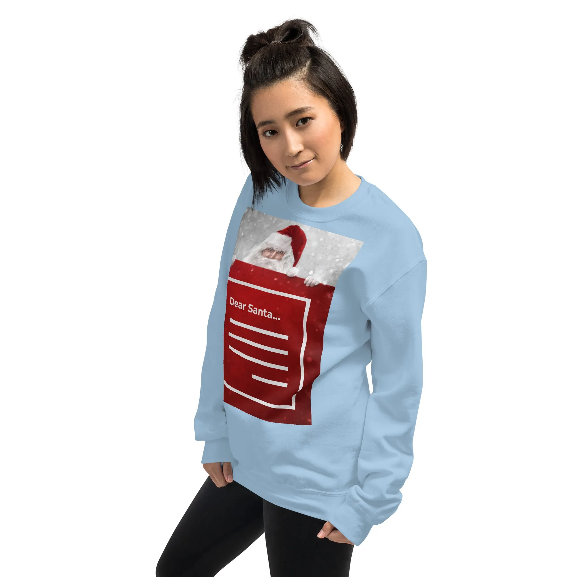 Dear Santa Christmas Sweatshirt (Glamourange Christmas Sweatshirt Womens)