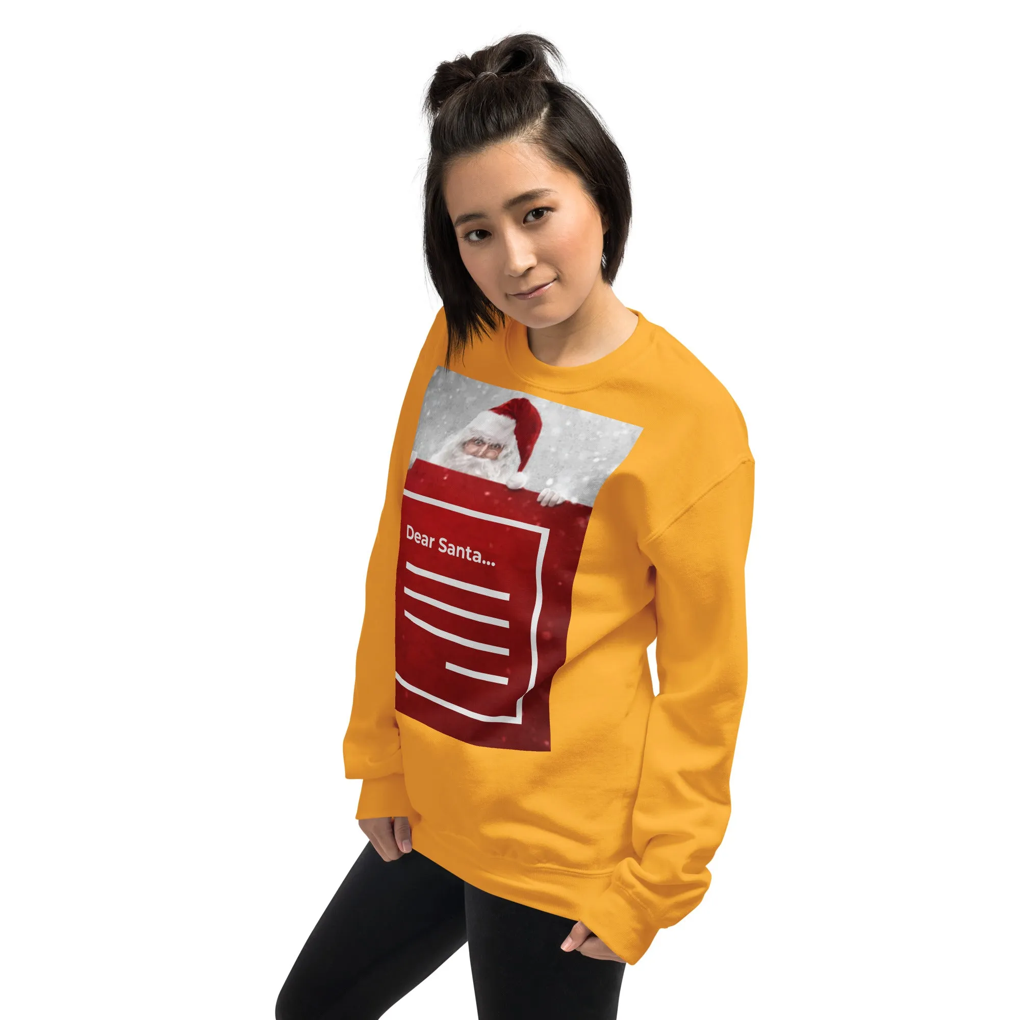 Dear Santa Christmas Sweatshirt (Glamourange Christmas Sweatshirt Womens)