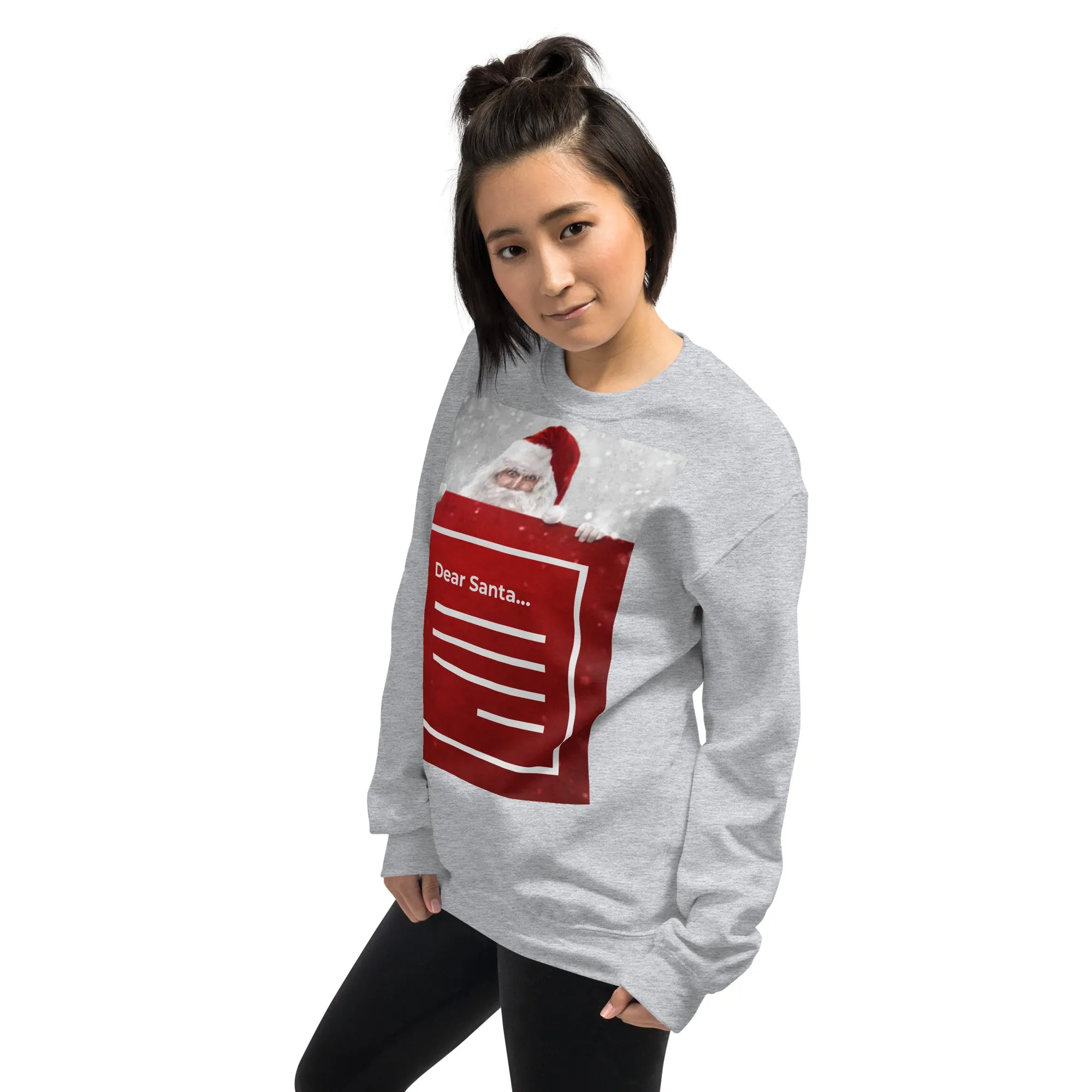 Dear Santa Christmas Sweatshirt (Glamourange Christmas Sweatshirt Womens)
