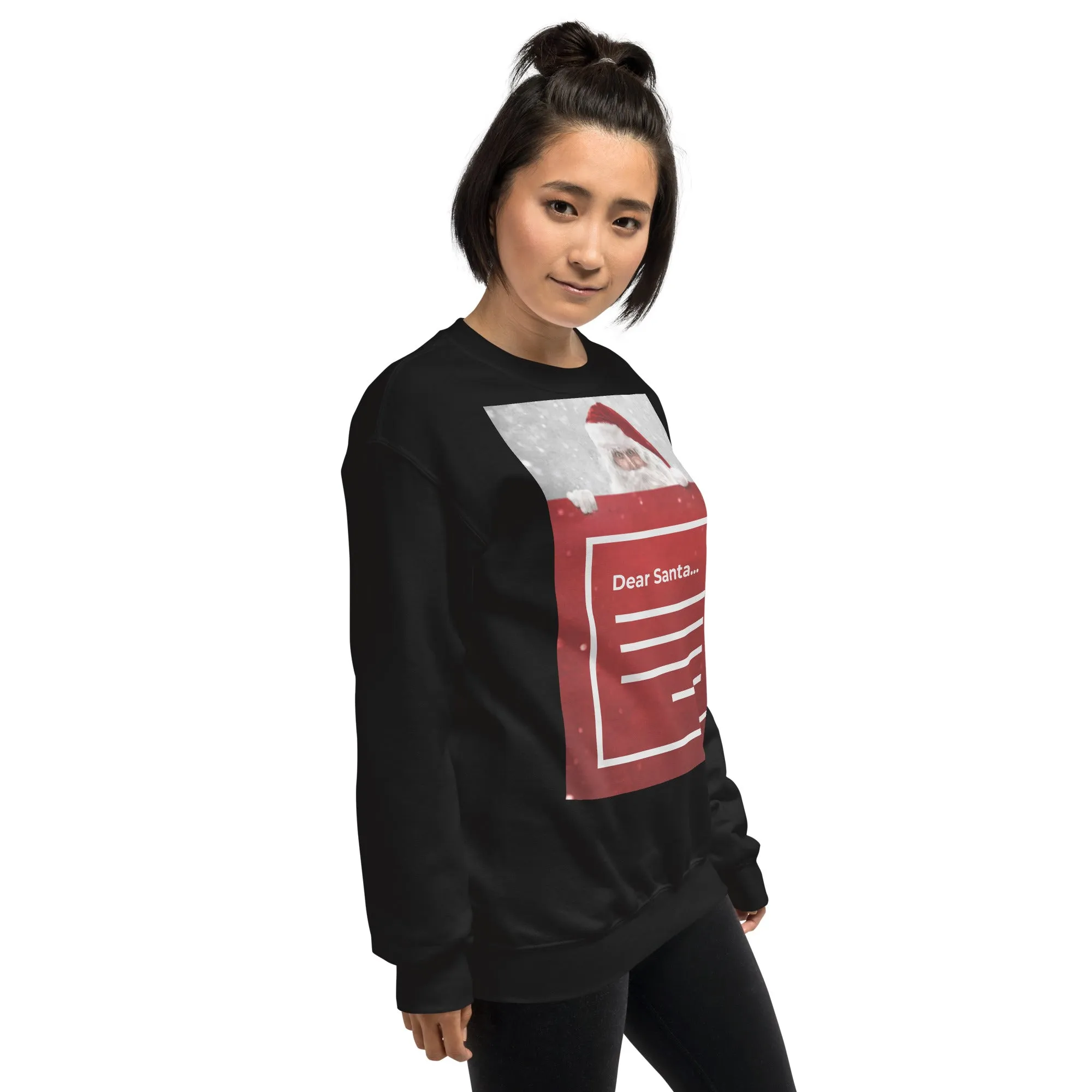 Dear Santa Christmas Sweatshirt (Glamourange Christmas Sweatshirt Womens)