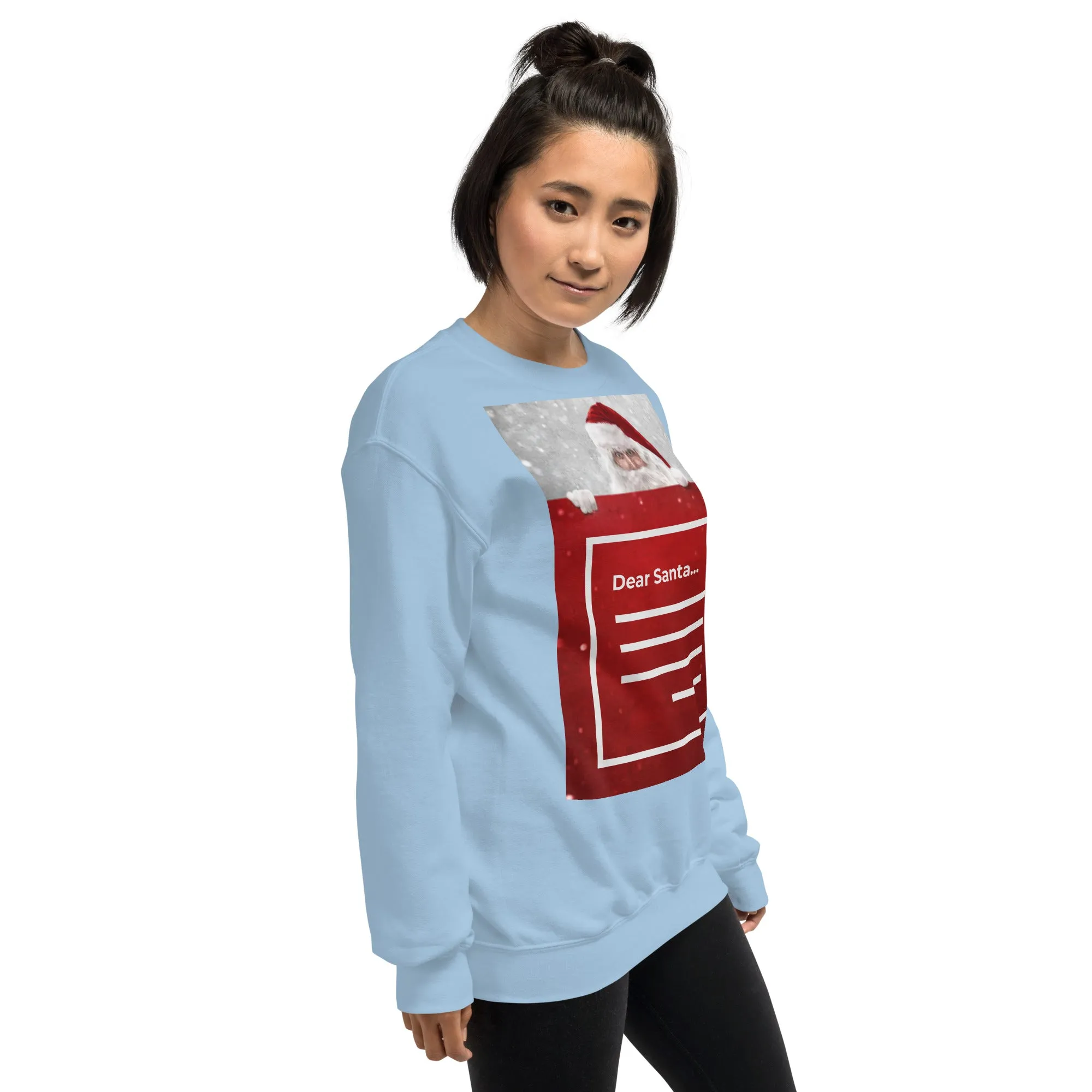 Dear Santa Christmas Sweatshirt (Glamourange Christmas Sweatshirt Womens)