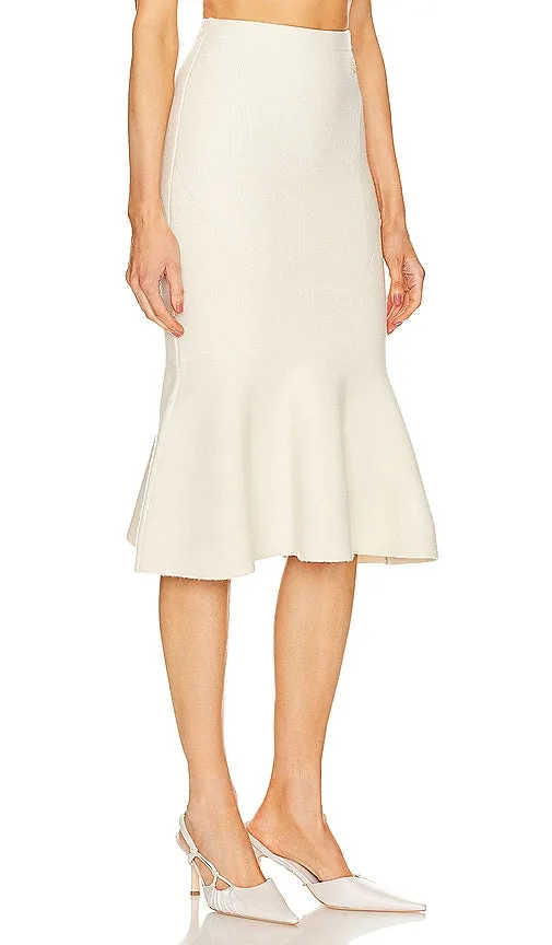 Dodiee Enhance Maxi Skirt in Cream