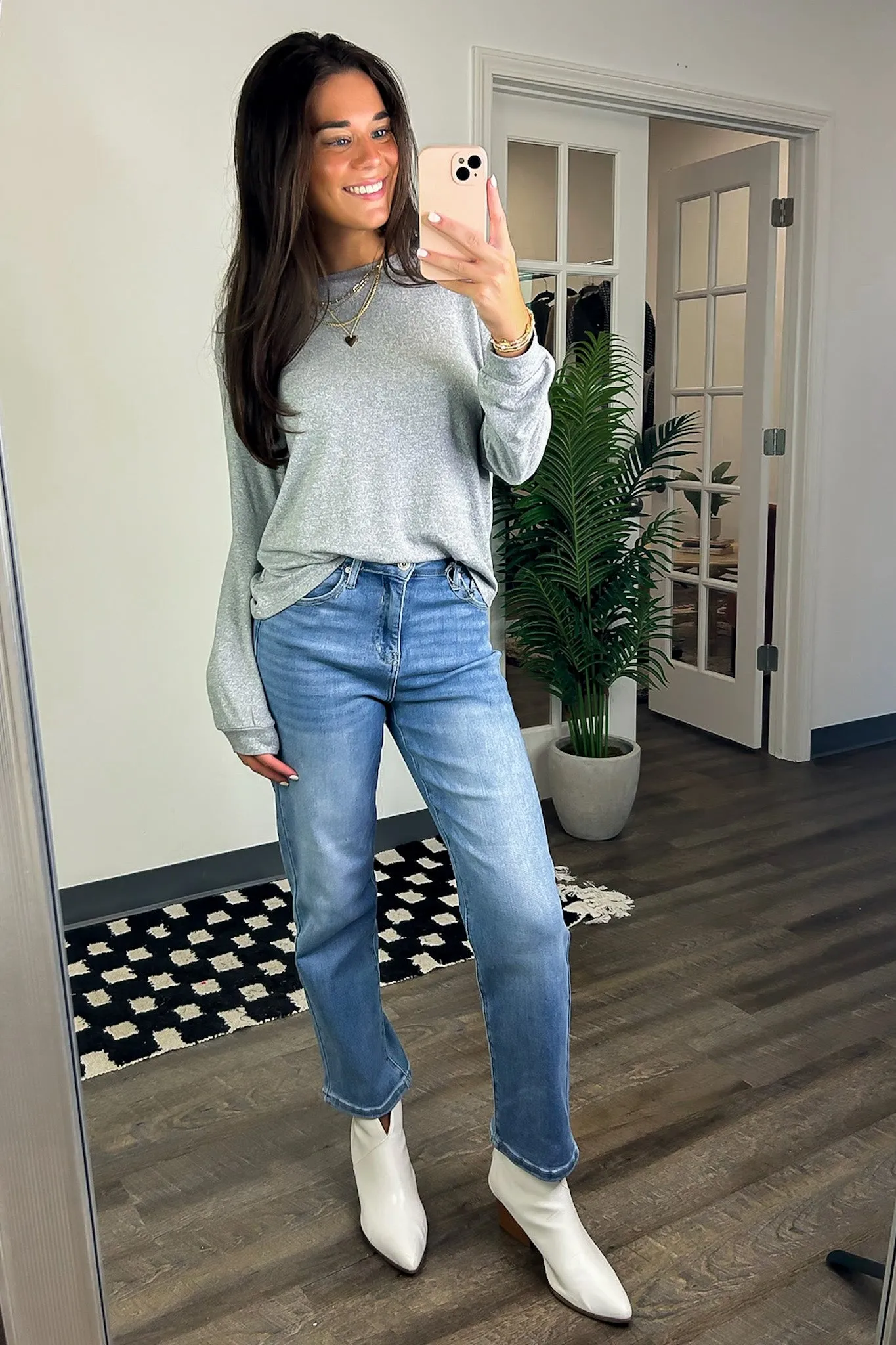 Eira Hacci Knit Long Sleeve Top - FINAL SALE