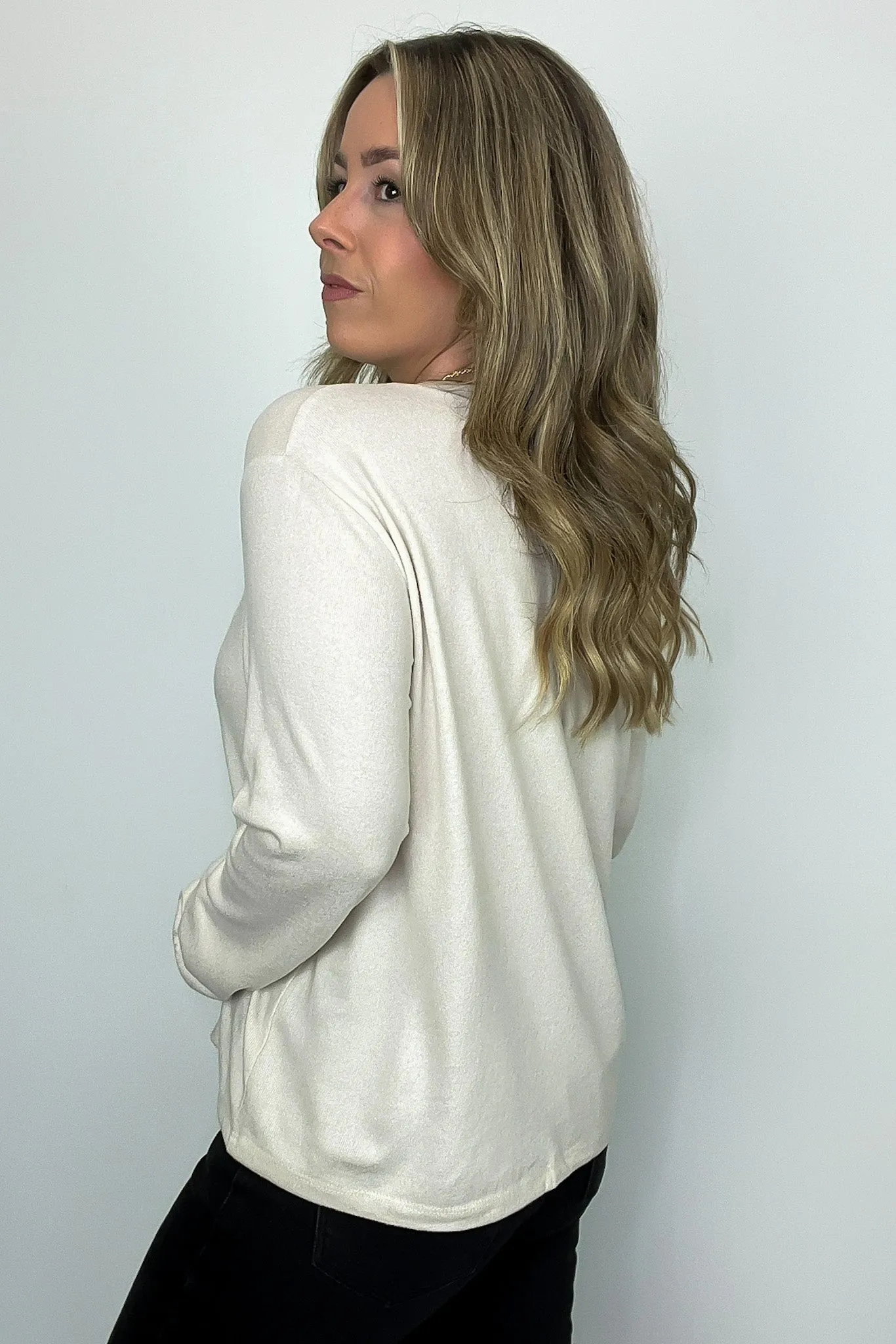 Eira Hacci Knit Long Sleeve Top - FINAL SALE