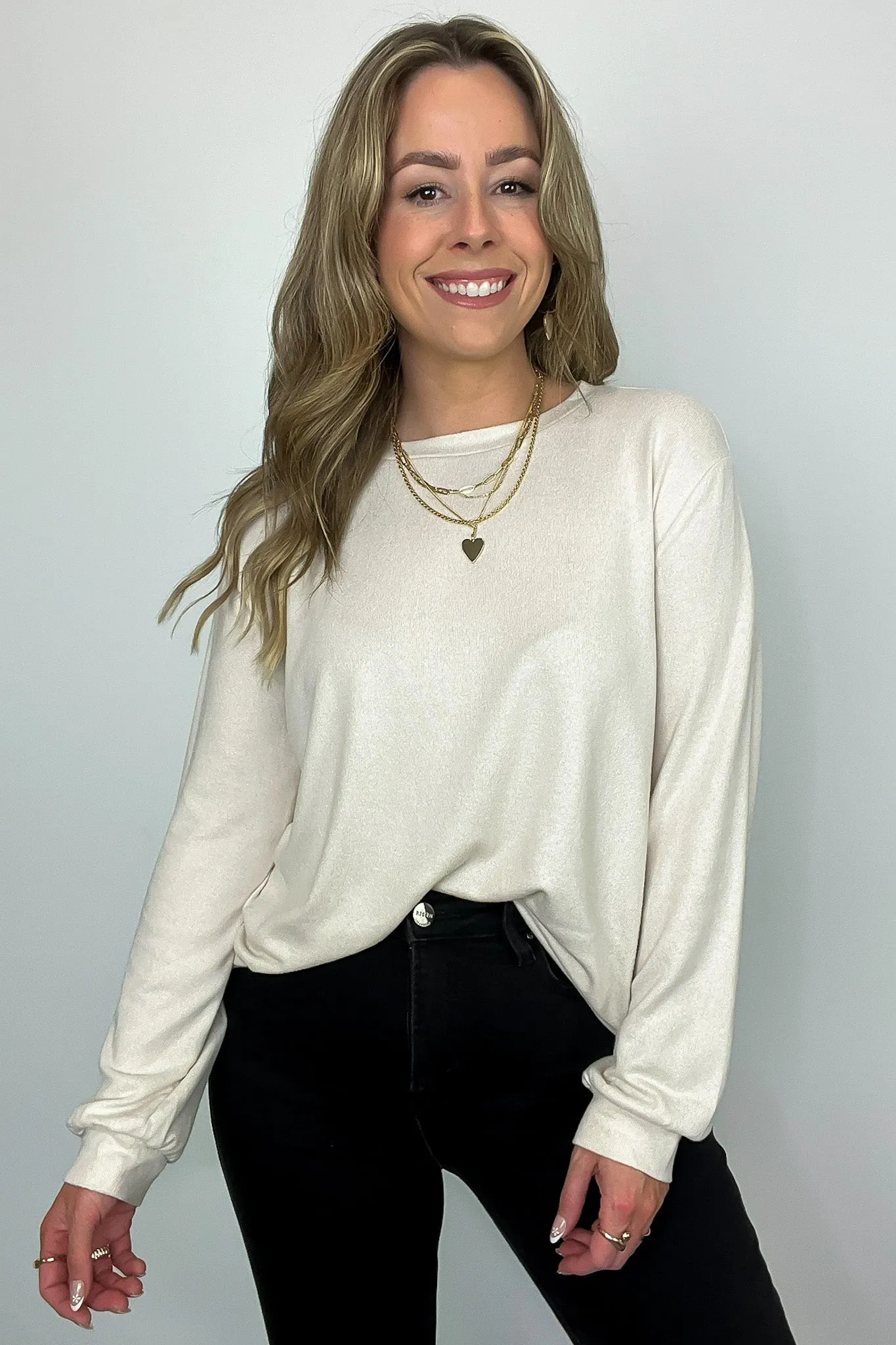Eira Hacci Knit Long Sleeve Top - FINAL SALE