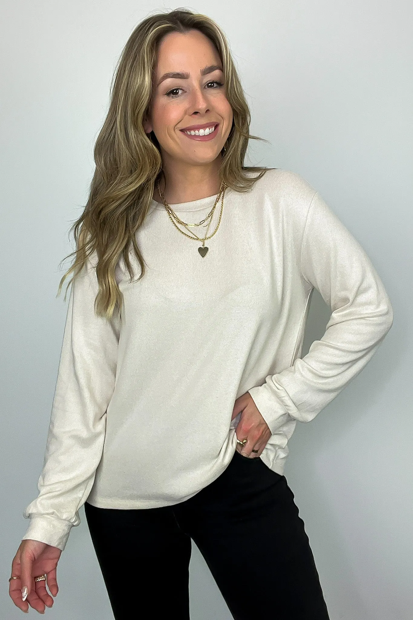 Eira Hacci Knit Long Sleeve Top - FINAL SALE