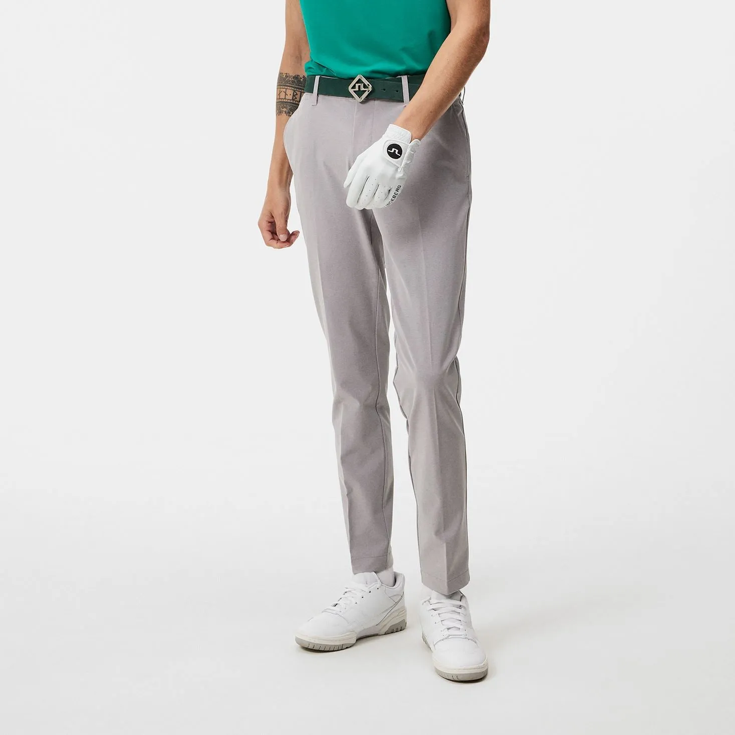 Ellott Trousers Light Grey Melange - AW23
