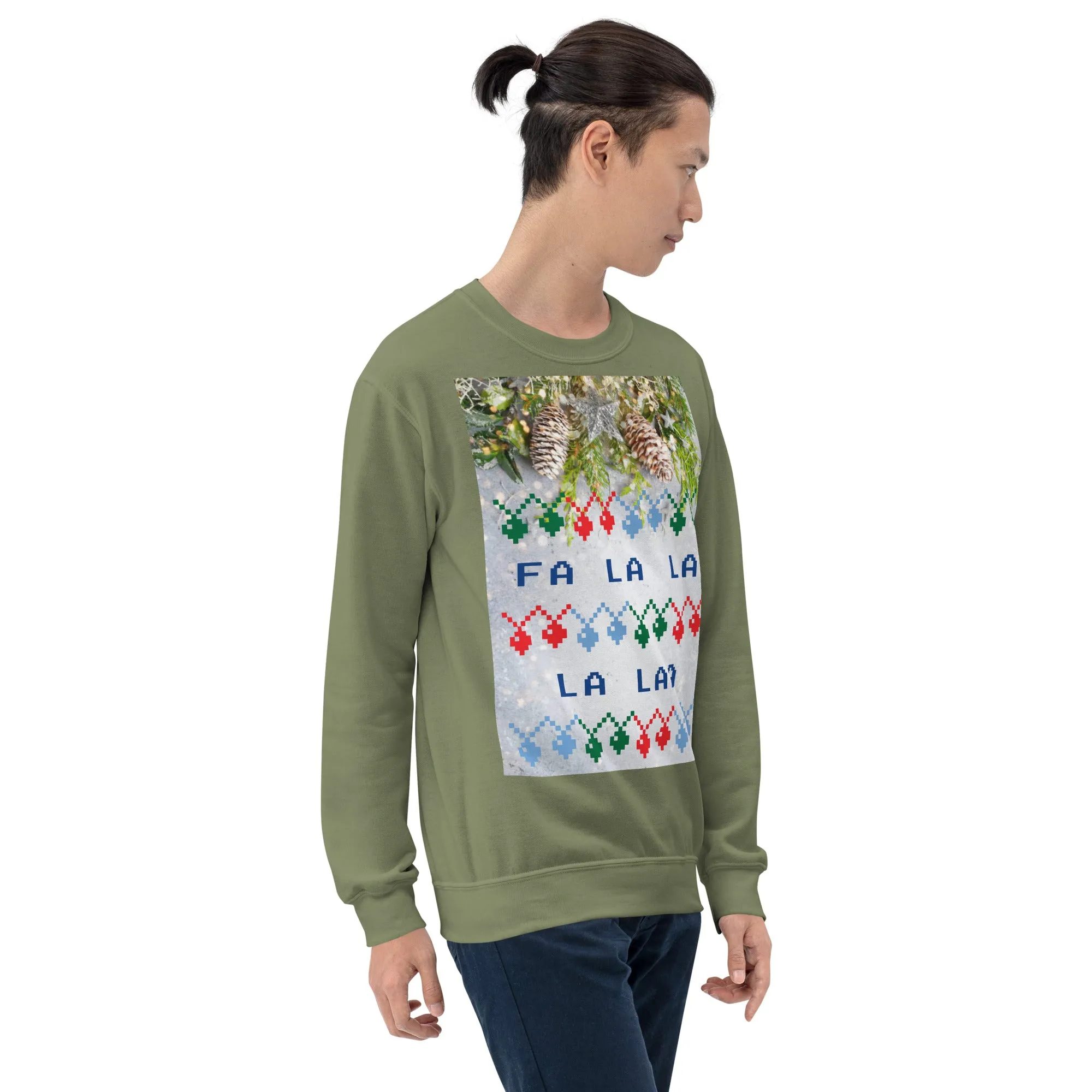 FA LA LA LA LAA Christmas Sweatshirt (Glamourange Christmas Sweatshirt Men)