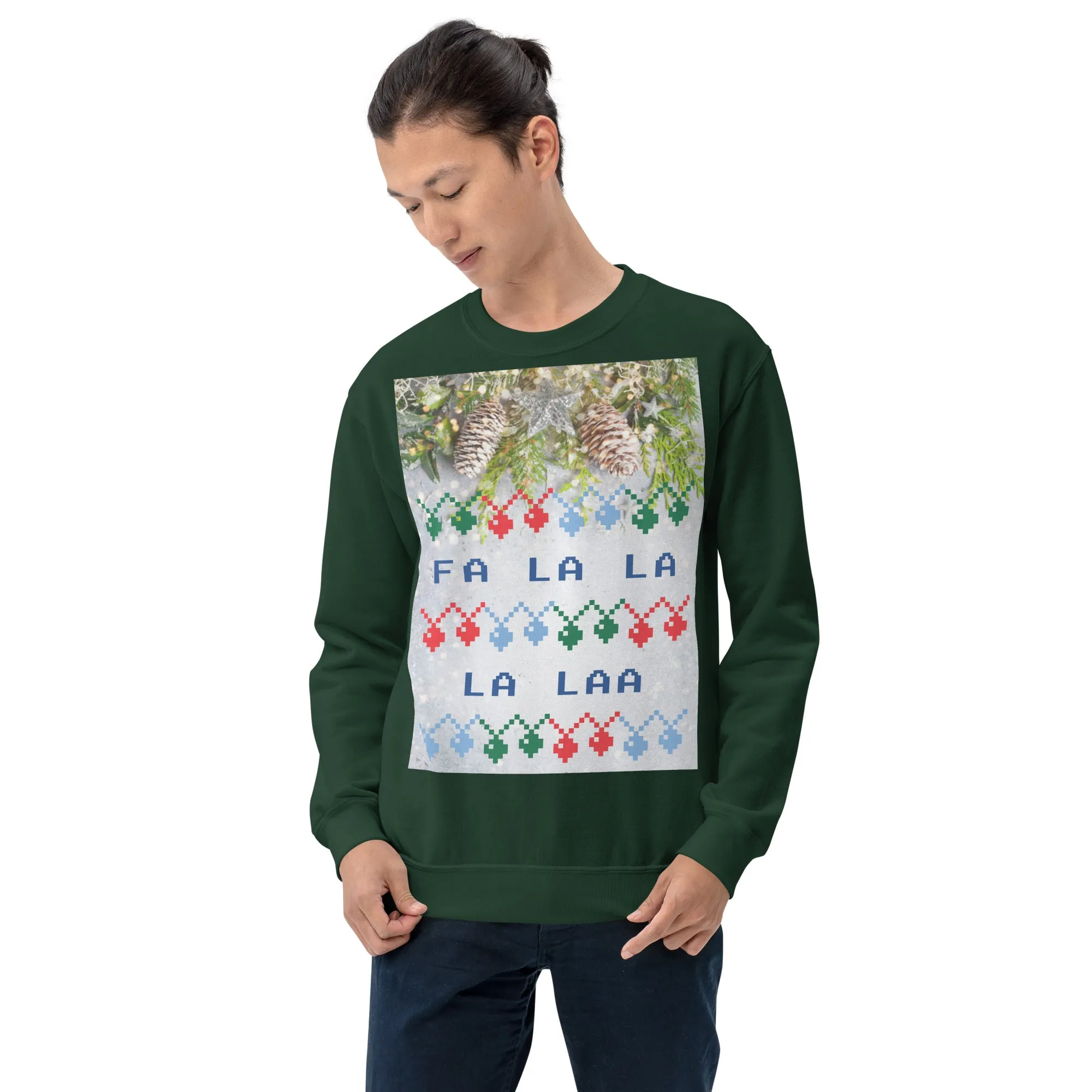 FA LA LA LA LAA Christmas Sweatshirt (Glamourange Christmas Sweatshirt Men)