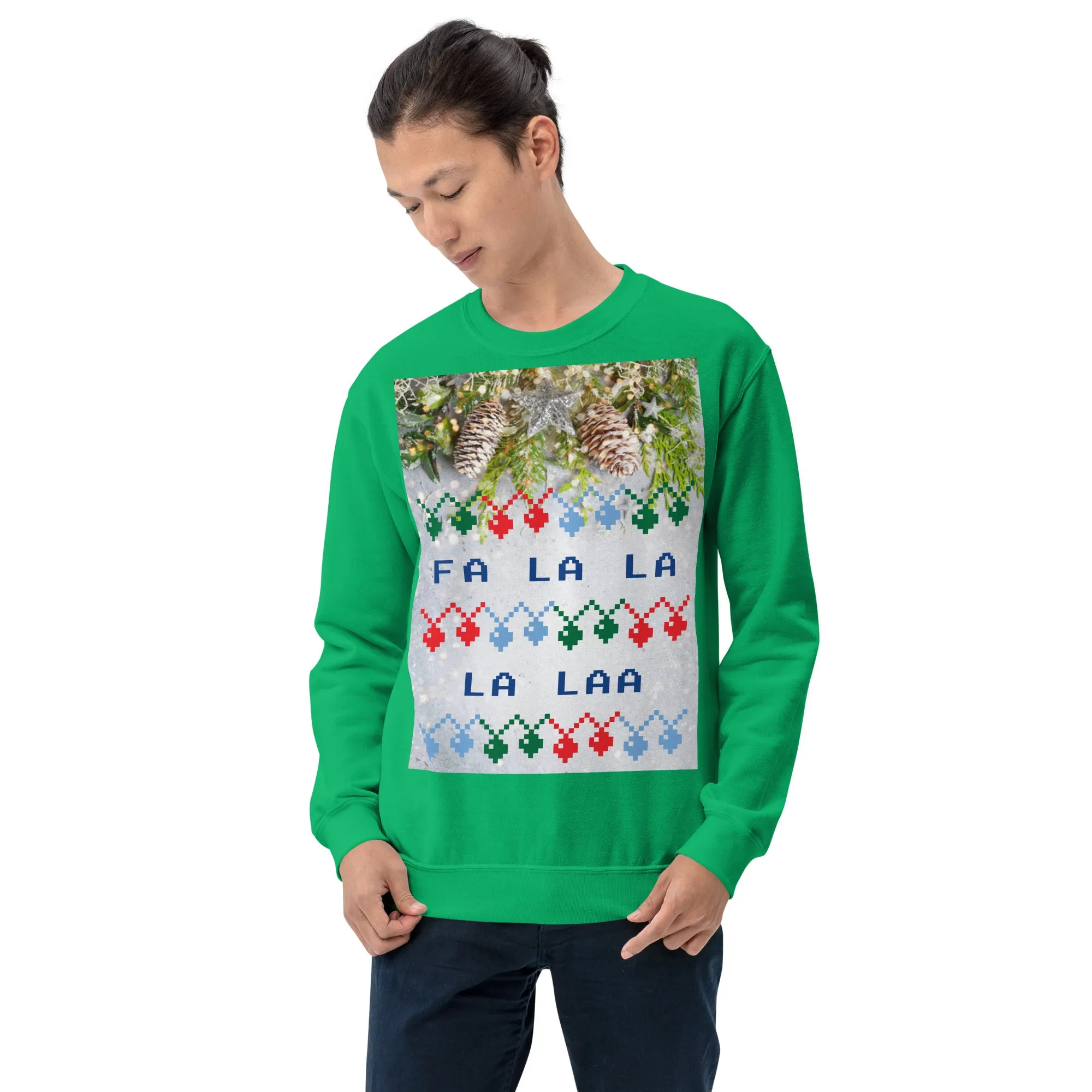 FA LA LA LA LAA Christmas Sweatshirt (Glamourange Christmas Sweatshirt Men)