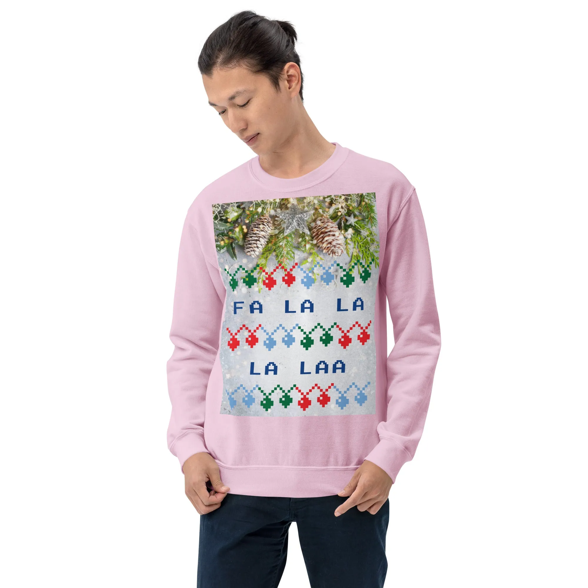 FA LA LA LA LAA Christmas Sweatshirt (Glamourange Christmas Sweatshirt Men)