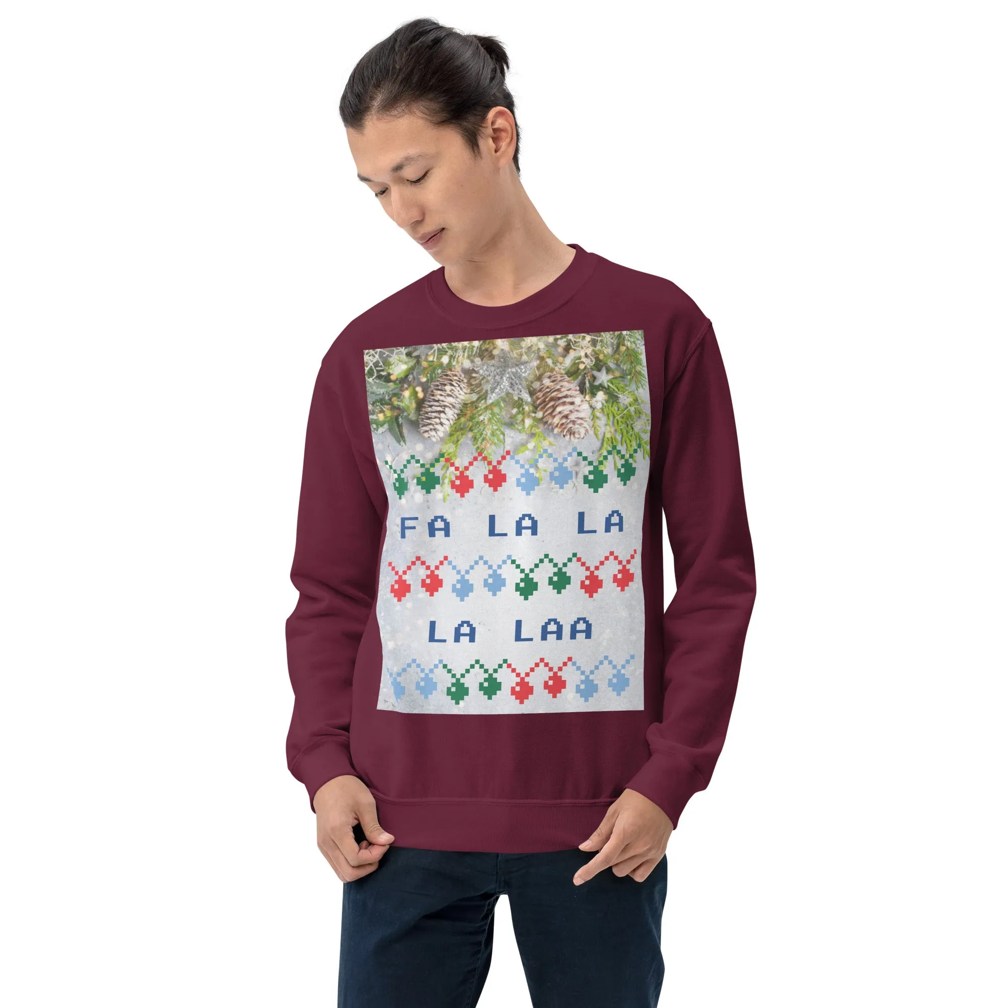 FA LA LA LA LAA Christmas Sweatshirt (Glamourange Christmas Sweatshirt Men)