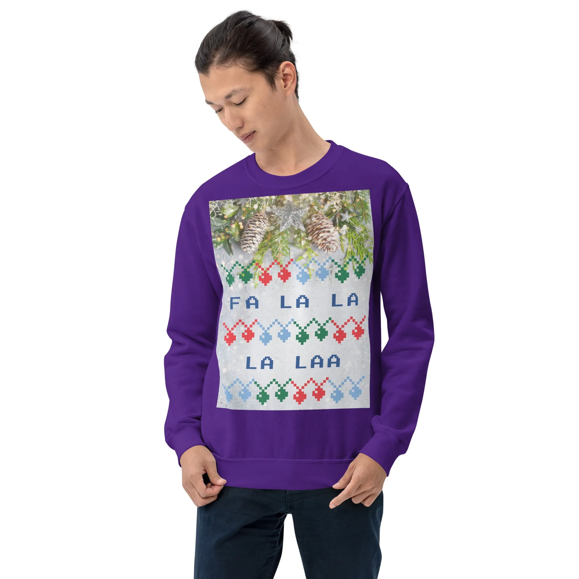 FA LA LA LA LAA Christmas Sweatshirt (Glamourange Christmas Sweatshirt Men)