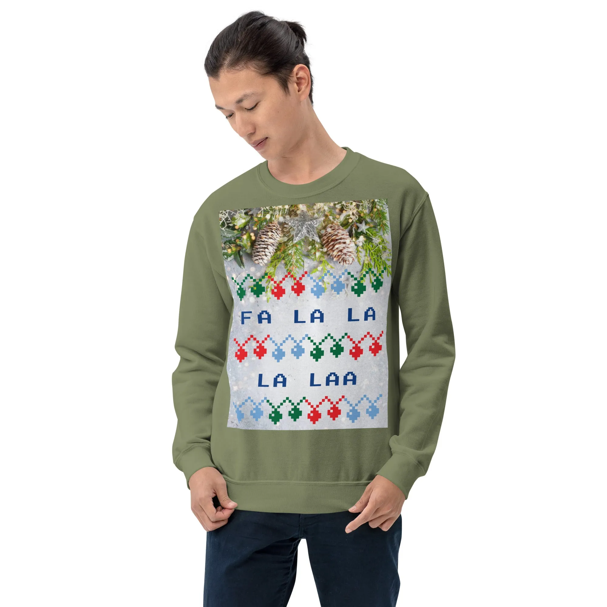 FA LA LA LA LAA Christmas Sweatshirt (Glamourange Christmas Sweatshirt Men)