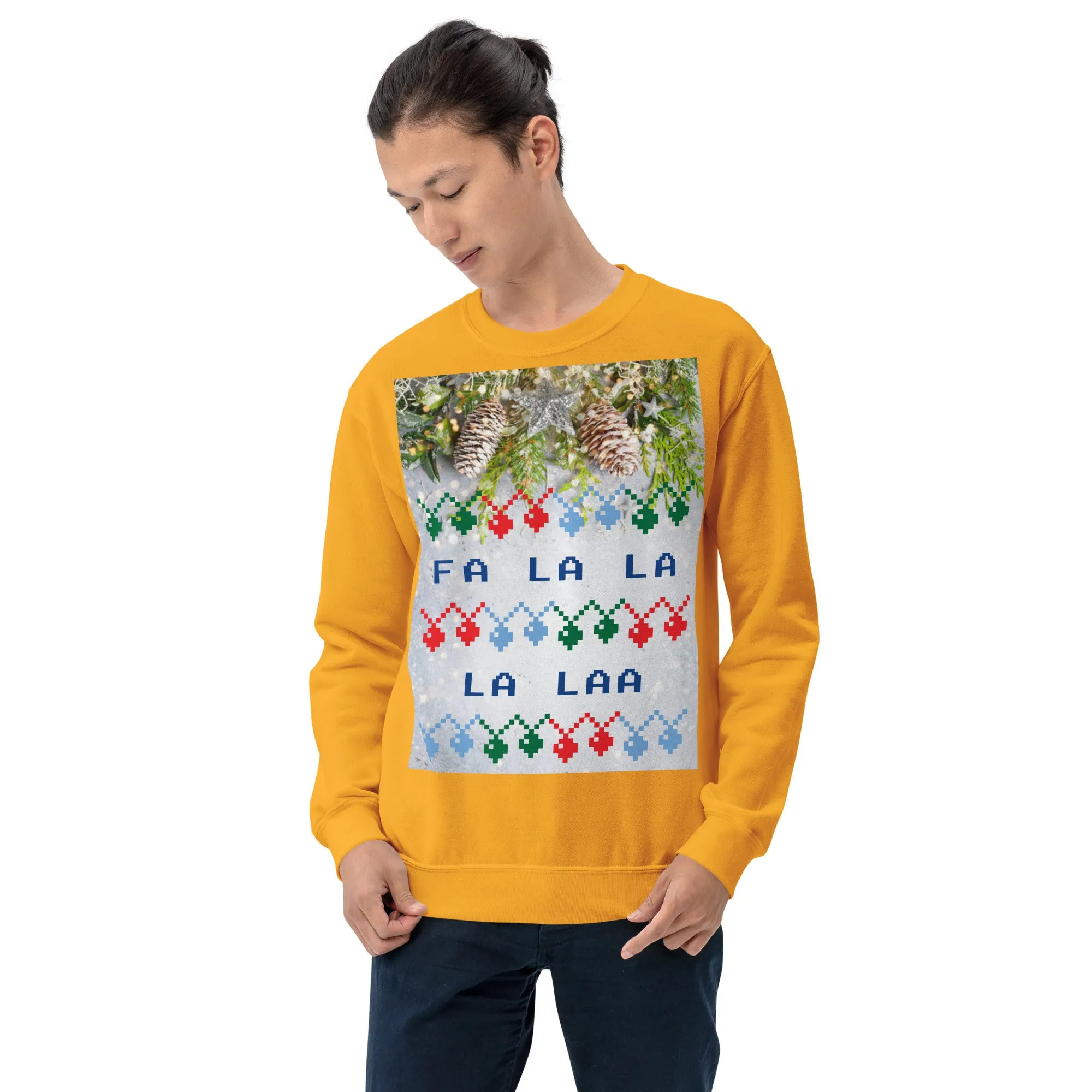 FA LA LA LA LAA Christmas Sweatshirt (Glamourange Christmas Sweatshirt Men)