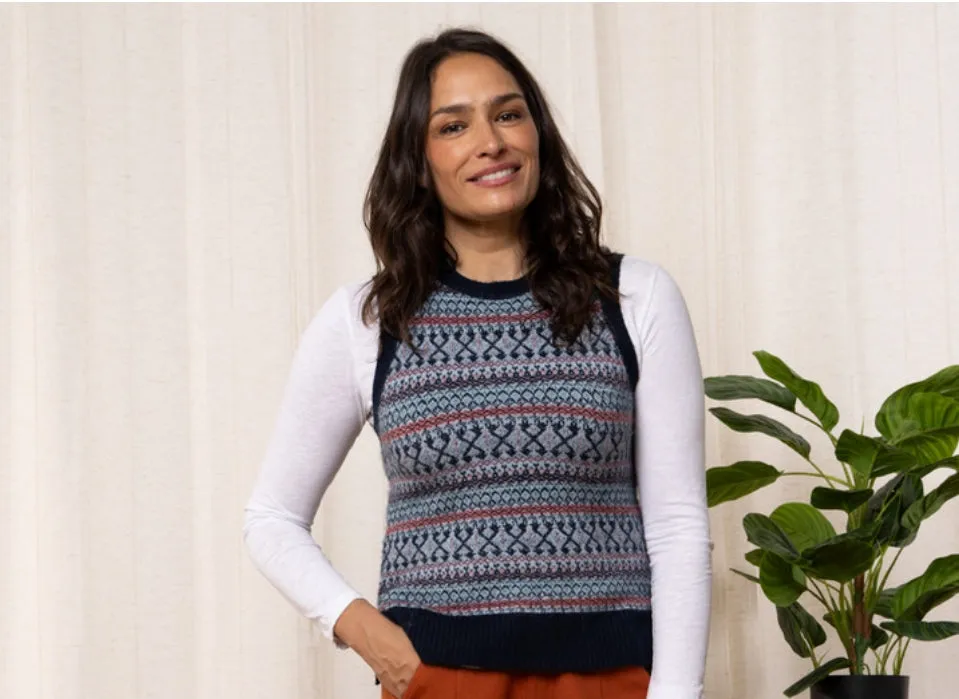Fairisle Jazz Knit Tank