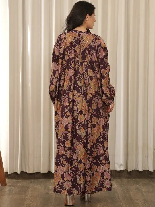 Floral Printed Regular Kurta With Trousers