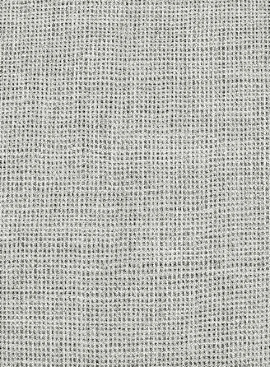 Fresco Light Gray Wool Pants