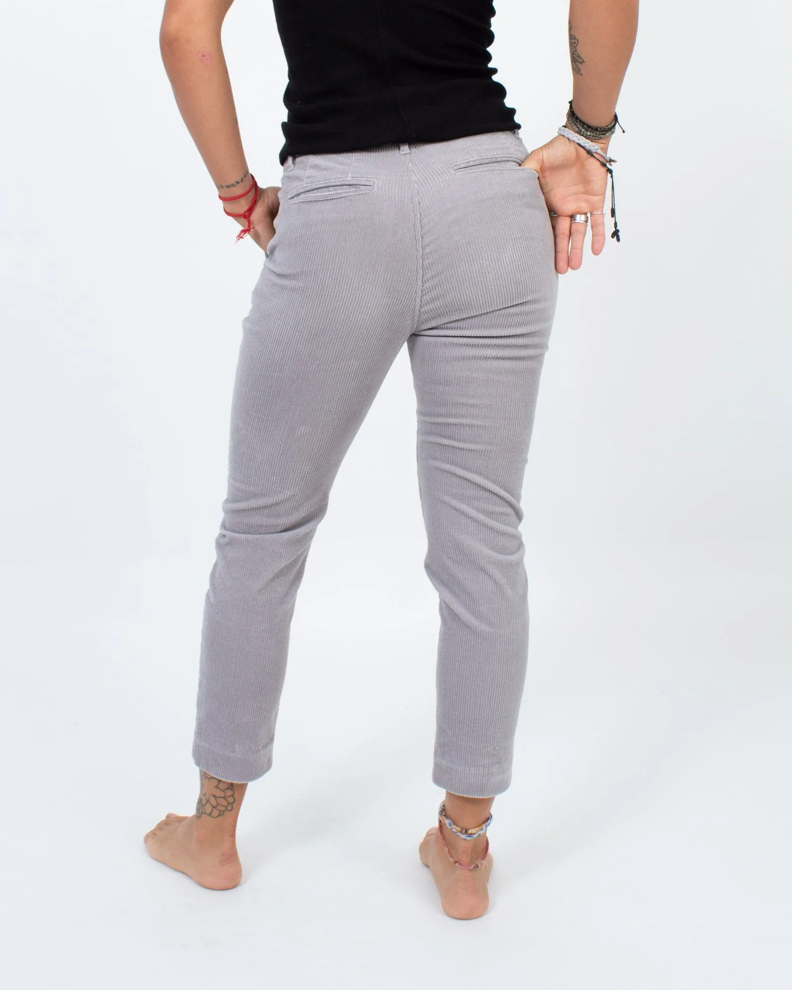 Grey Corduroy Pants
