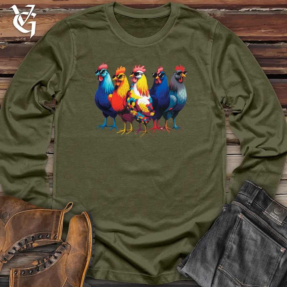 Group of Cool Chickens Long Sleeve