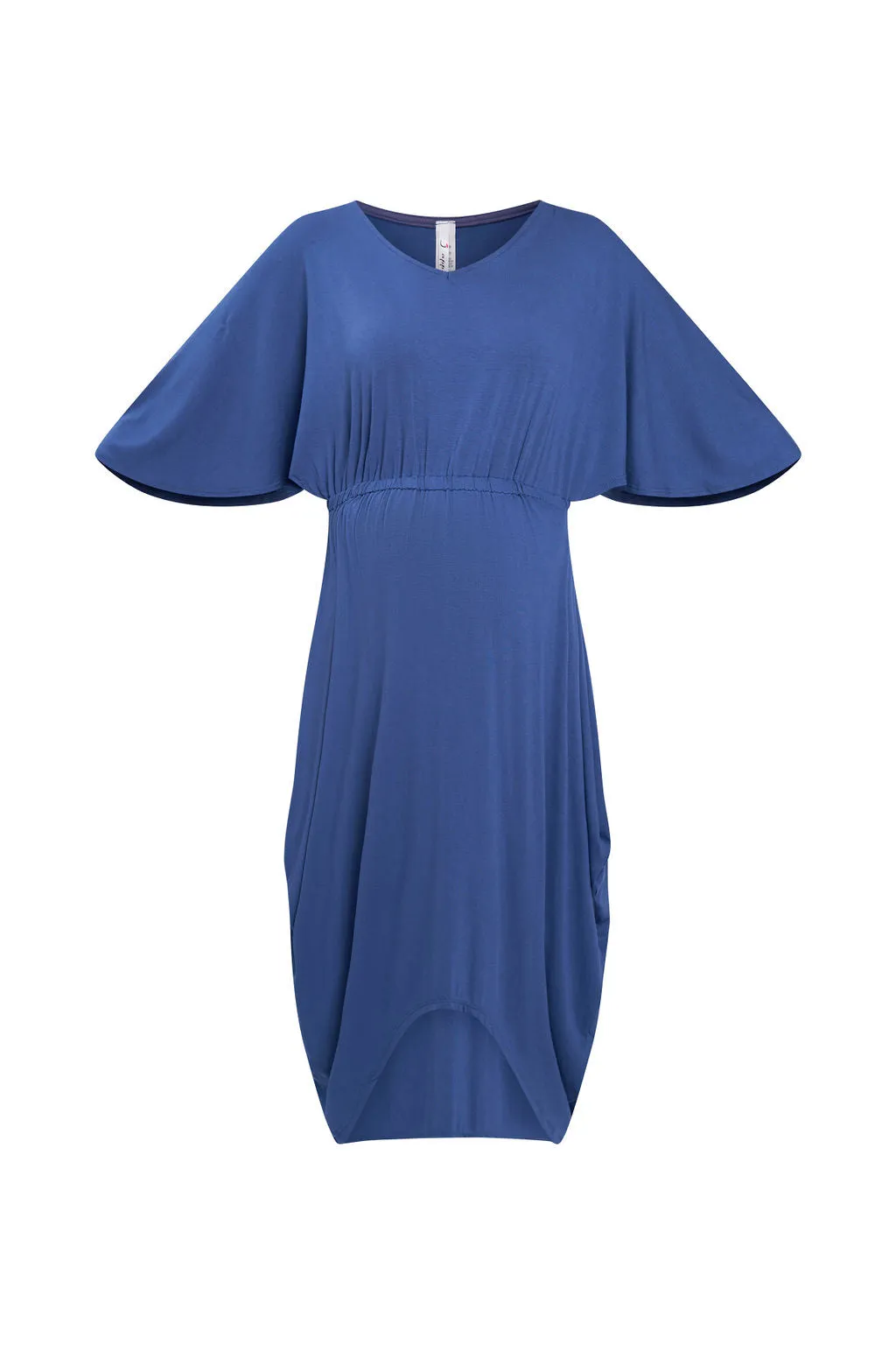 Hi-Low Midi Maternity Dress